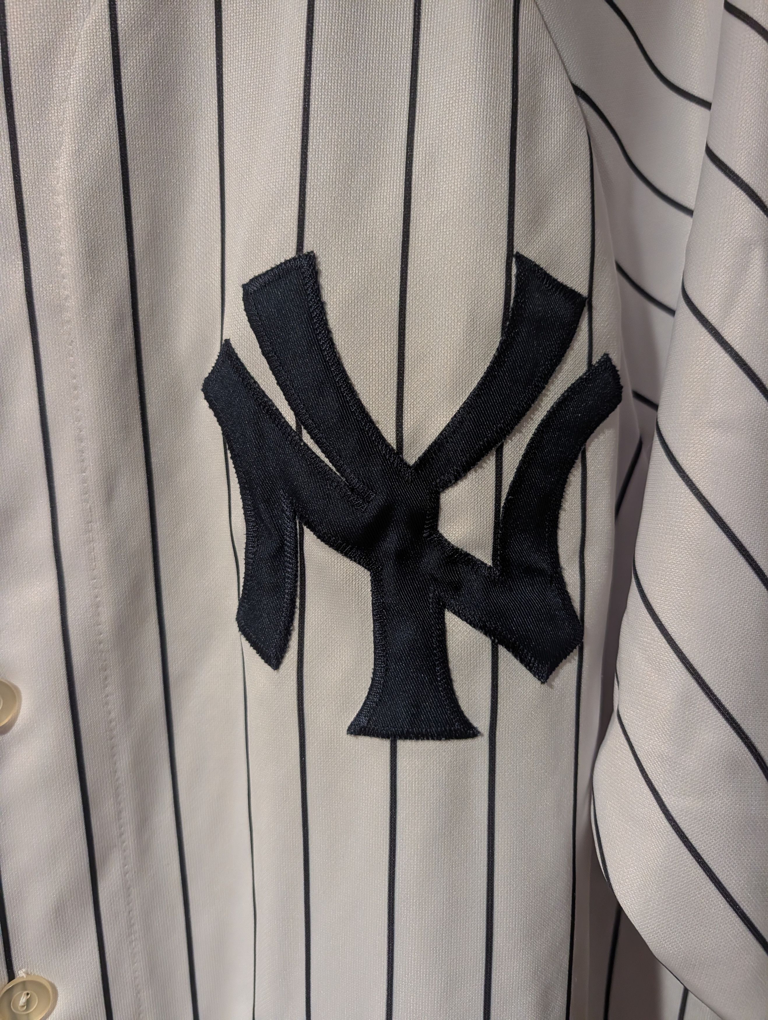 Majestic Vintage Majestic New York Yankees Pinstripe Baseball Jersey Size US XXL / EU 58 / 5 - 2 Thumbnail
