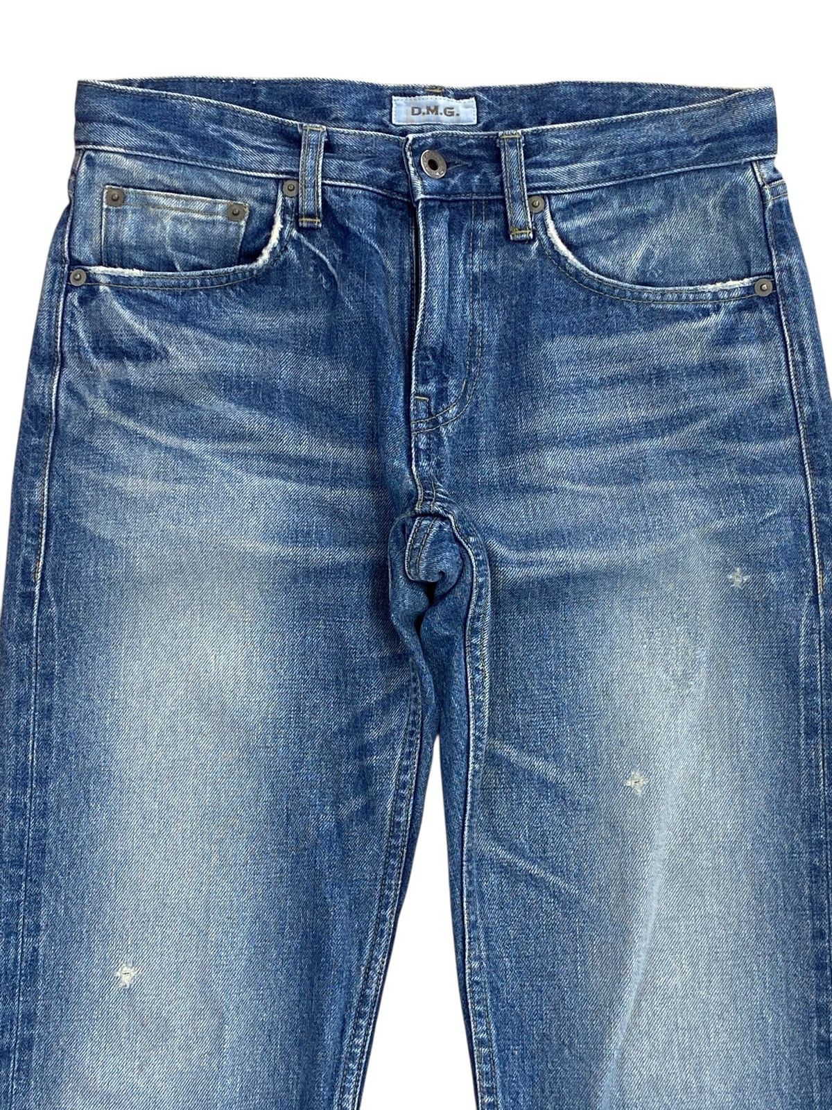 Japanese Brand Japanese Brand 3 Quarter Faded Blue Wash Style Jeans Size US 30 / EU 46 - 2 Thumbnail