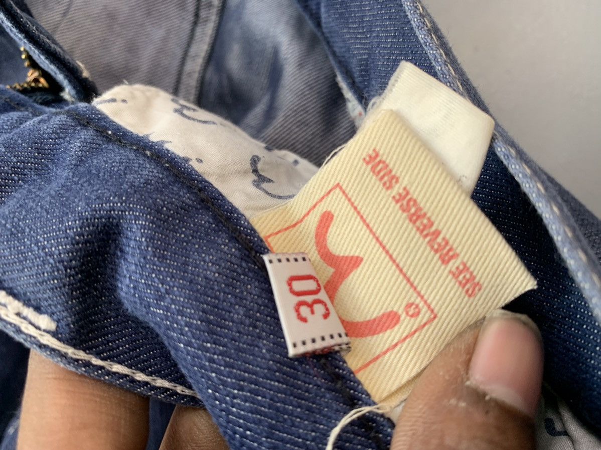 Vintage Vintage Evisu inspired crazy denim Size US 30 / EU 46 - 7 Thumbnail