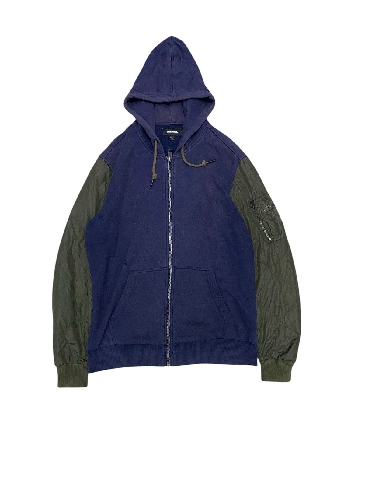 Diesel × If Six Was Nine × Japanese Brand 2000s Diesel hybrid bomber hoodie Size US XL / EU 56 / 4 - 1 Thumbnail