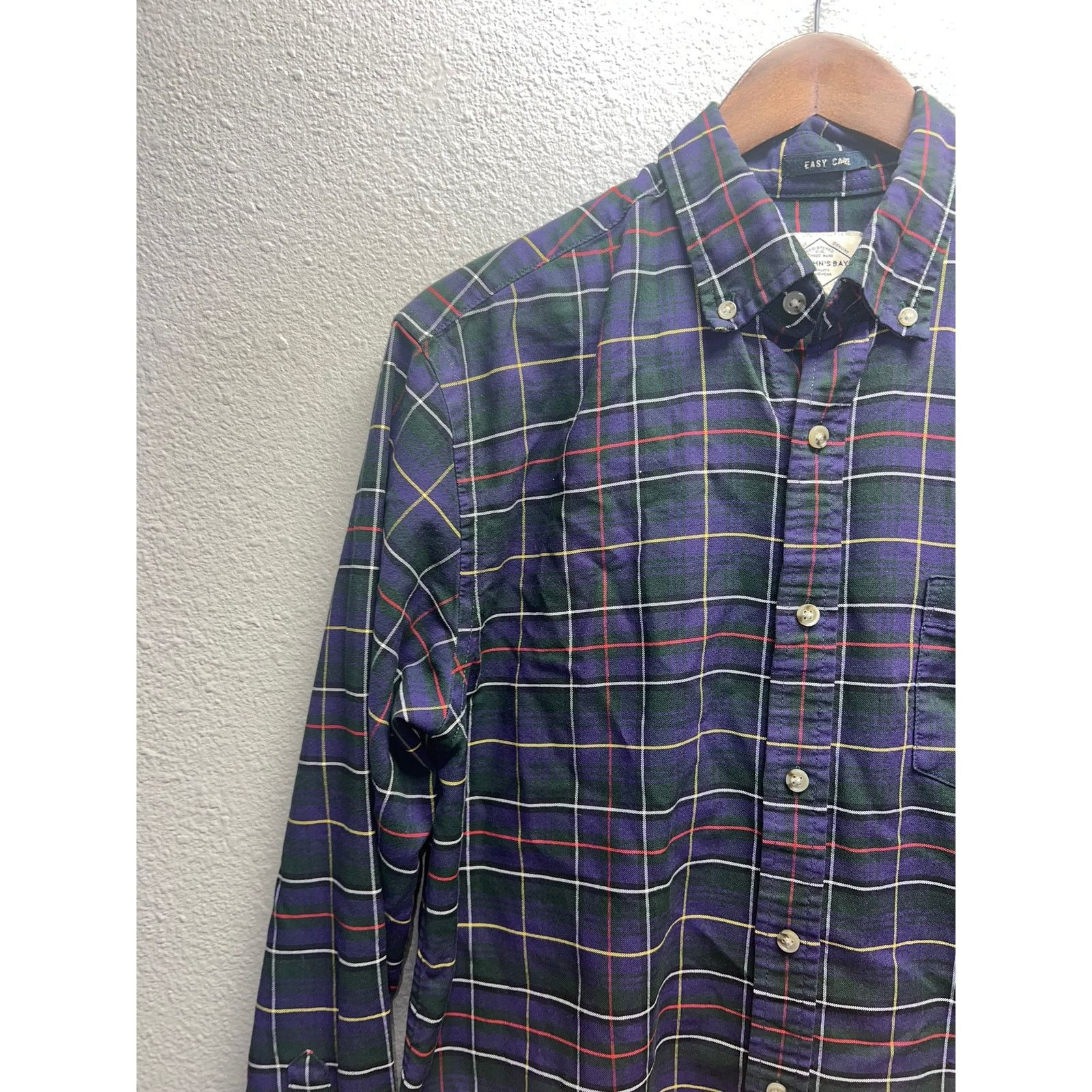 St. Johns Bay St Johns Bay Button Down Shirt Purple Plaid Long Sleeve M Size US M / EU 48-50 / 2 - 3 Thumbnail