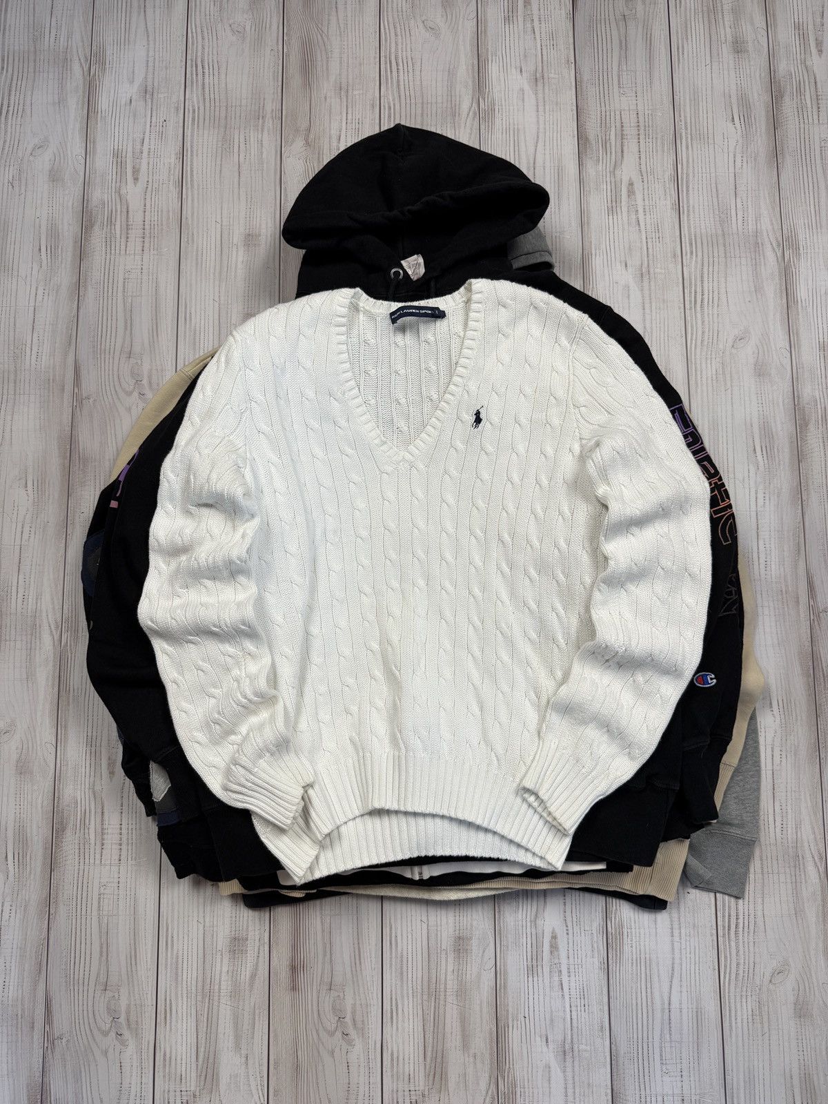 Polo Ralph Lauren Vintage Polo Ralph Lauren V neck Sweater Size US XL / EU 56 / 4 - 1 Thumbnail