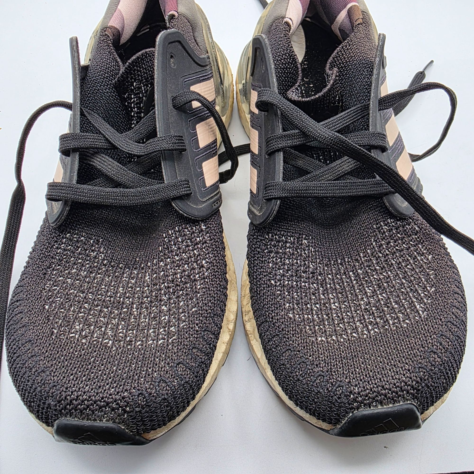 Adidas Adidas Ultraboost 20 Womens Size 6 Black Pink Athletic Runni Size US 6 / IT 36 - 10 Thumbnail