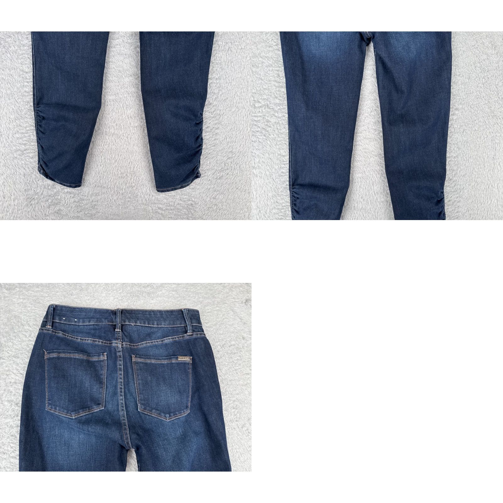 White House Black Market White House Black Market Jeans Women 2 Denim Blue The Skinny Crop Dark Mid 27x25 Size 26" / US 2 / IT 38 - 10 Thumbnail