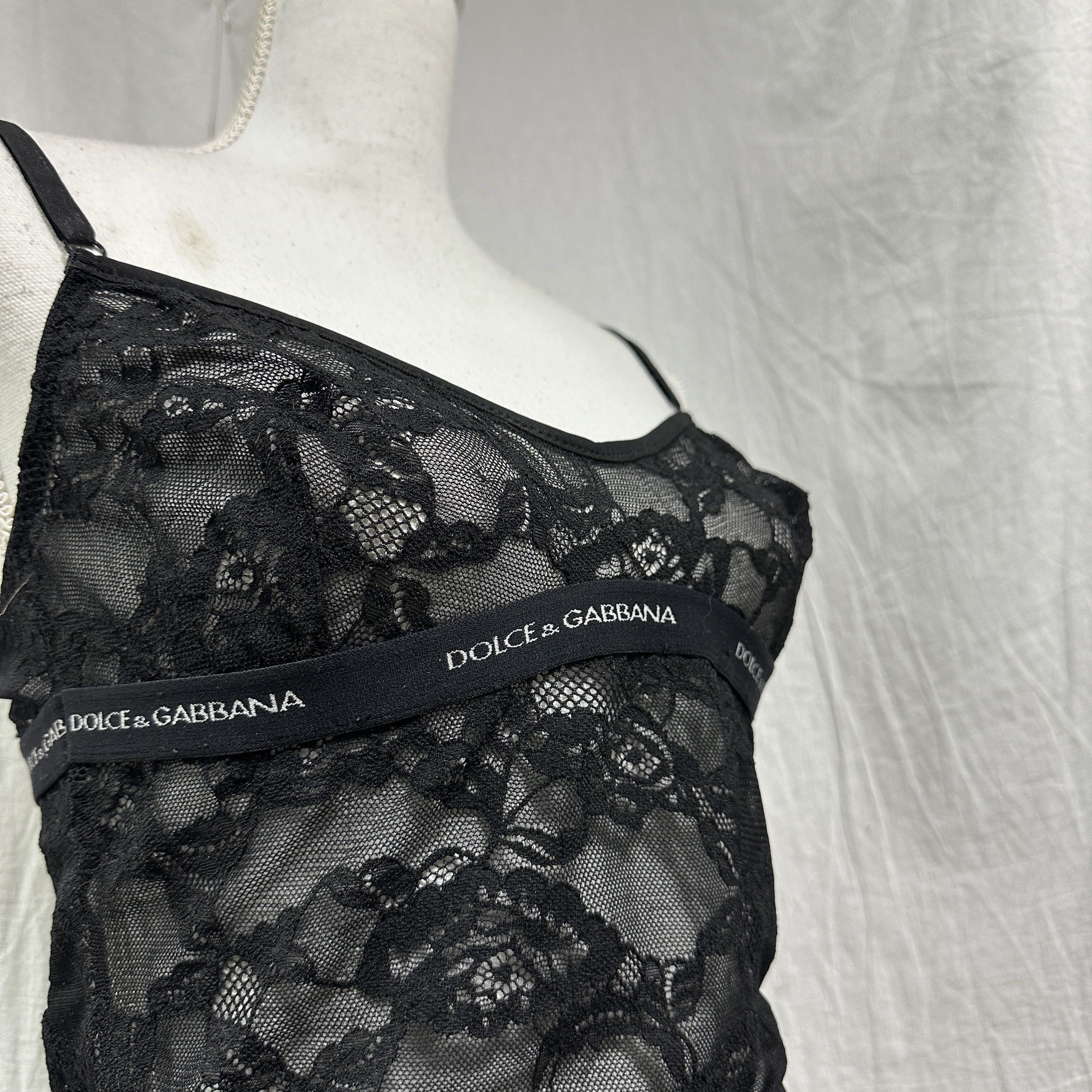 Dolce & Gabbana Vintage Avant Garde Lace Dolce & Gabbana Top 00s Size L / US 10 / IT 46 - 4 Thumbnail