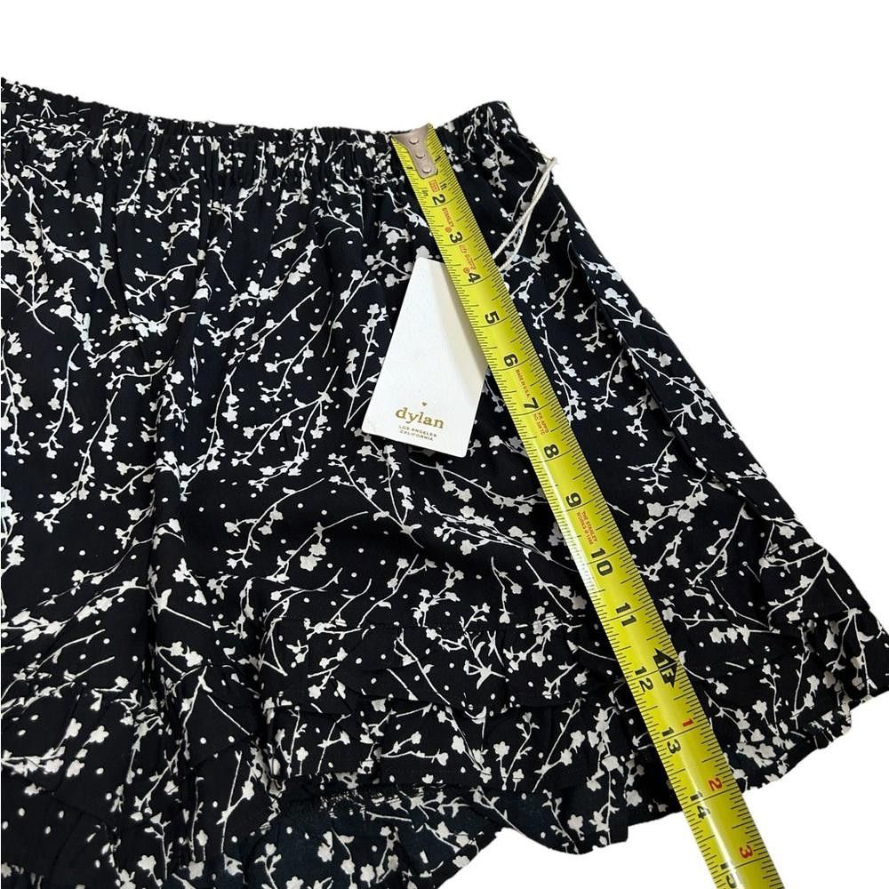 dylan dylan l NWT Black White Floral Pull On Shorts Small Size 28" / US 6 / IT 42 - 3 Thumbnail