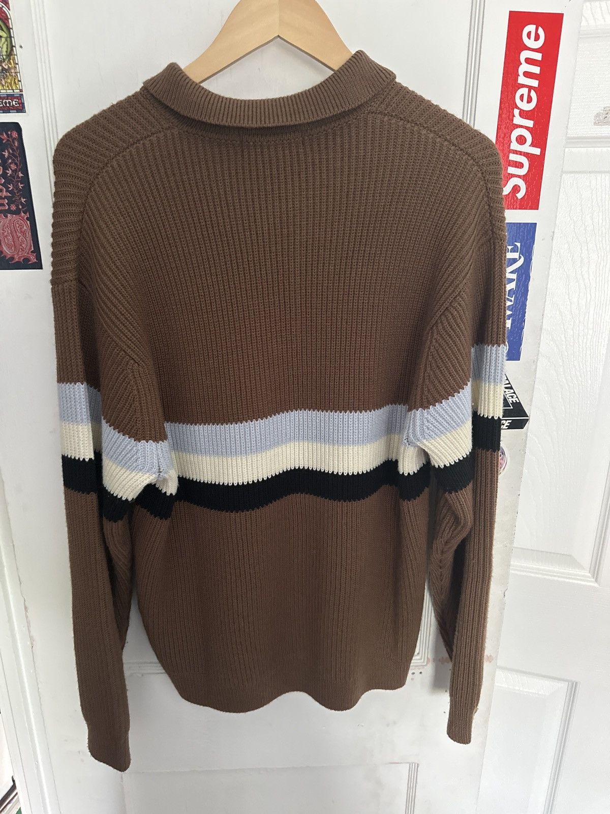 Supreme Supreme Small Box Logo Polo Sweater Size US M / EU 48-50 / 2 - 4 Thumbnail