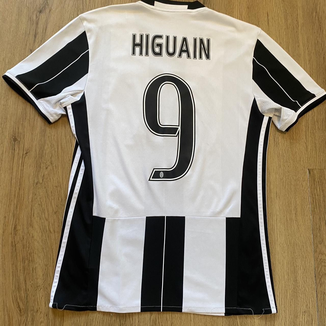 Adidas 2016-17 *9 Higuain Juventus Adidas Home Jeep Football Shirt