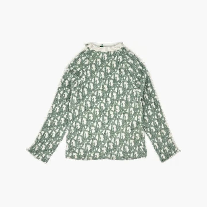 Dior Dior Dior Green Logo Knit Long Sleeve Sweater 0079-2507 Size US M / EU 48-50 / 2 - 3 Thumbnail