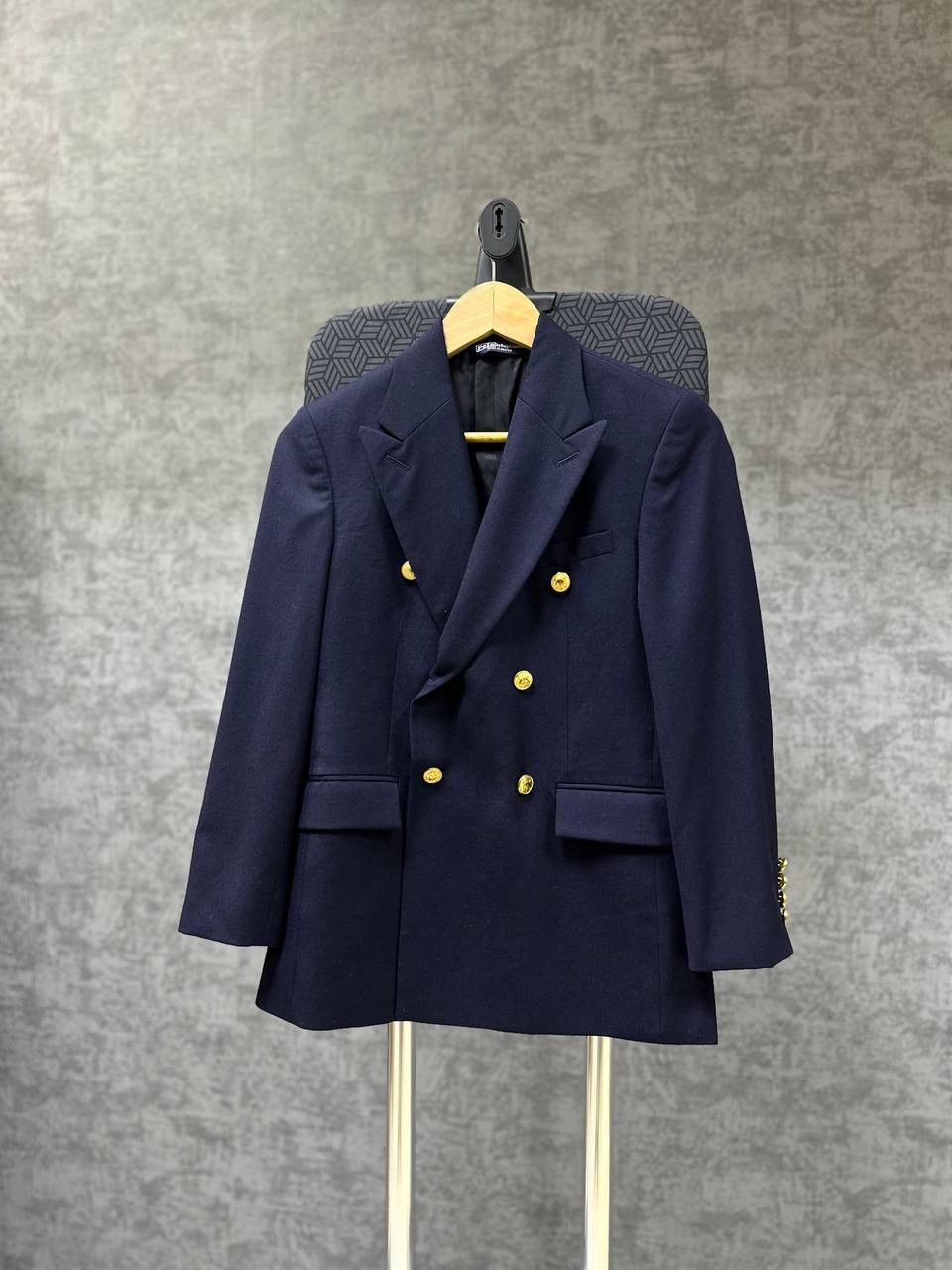 Polo Ralph Lauren × Vintage Vintage Polo Ralph Lauren Blue Womens Blazer Size M / US 6-8 / IT 42-44 - 5 Thumbnail