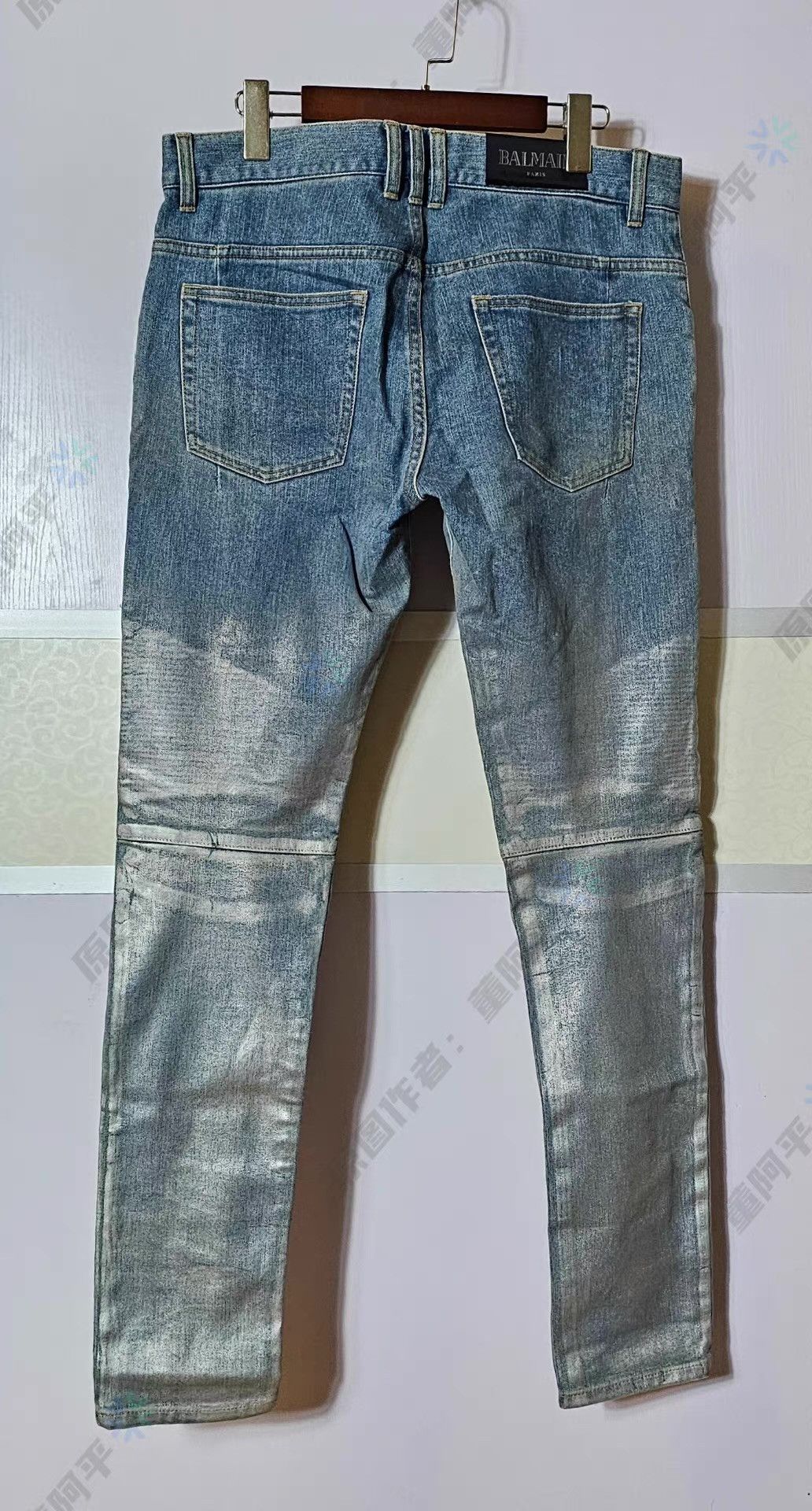 Balmain Balmain biker jeans。 Q4 Size US 34 / EU 50 - 4 Thumbnail