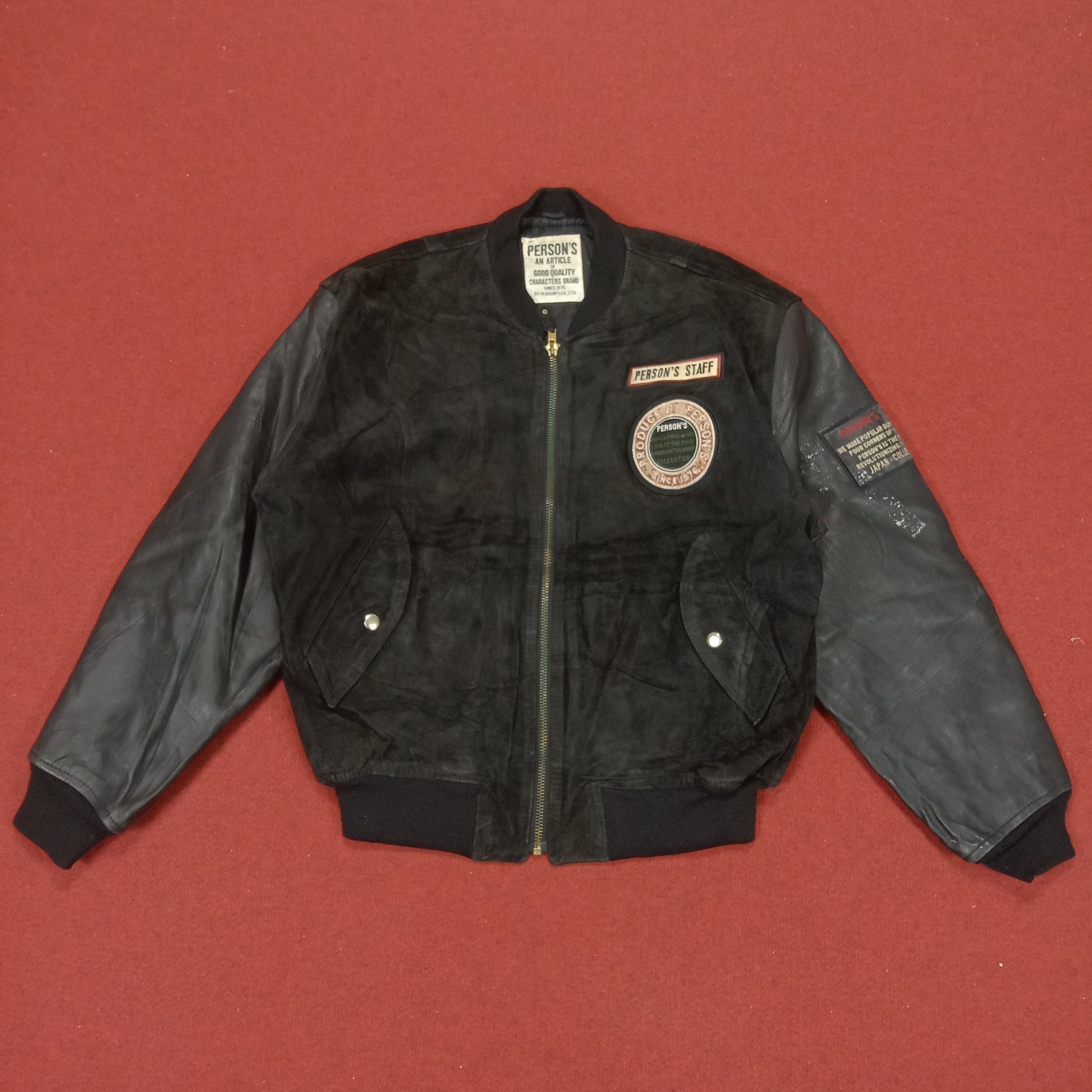 PERSON'S × Vintage Person's Collection Riders Bikers Style Varsity Jacket Size US L / EU 52-54 / 3 - 3 Thumbnail