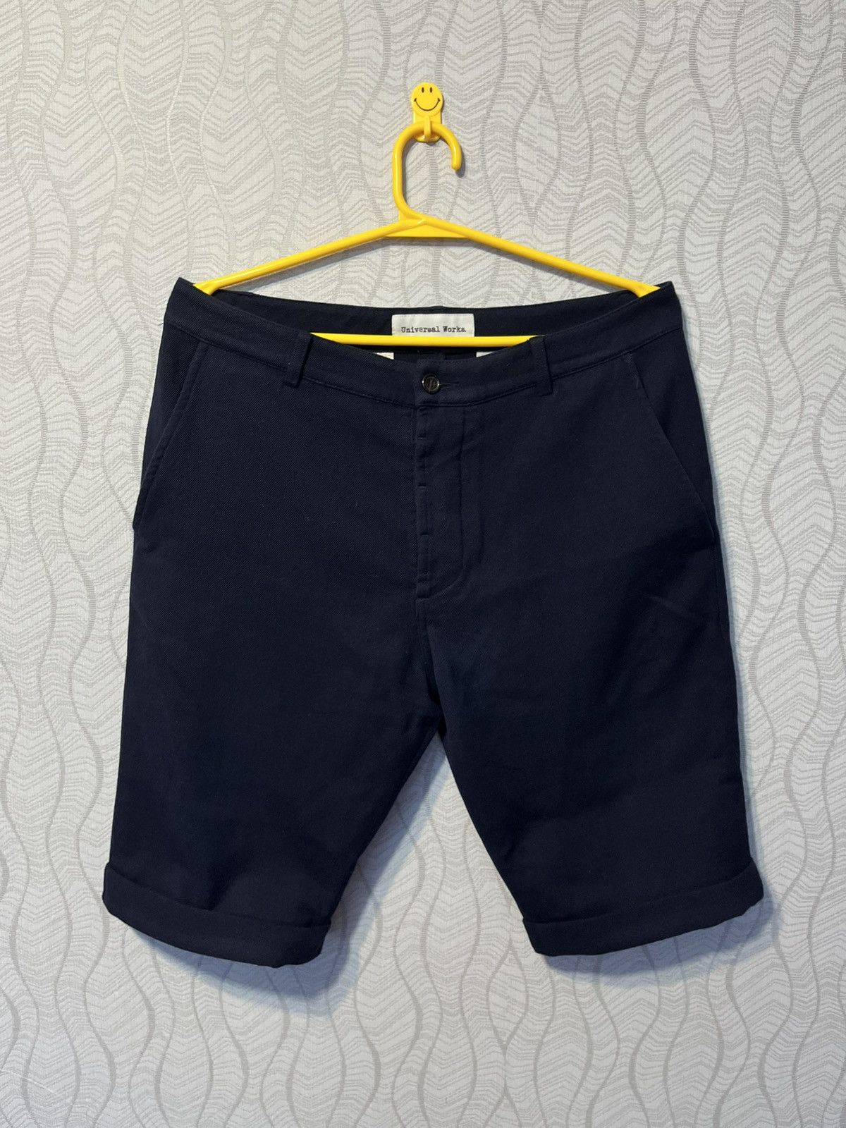Universal Works Universal Works Dark Navy Wool Casual Shorts Size 32 Size US 32 / EU 48 - 1 Thumbnail