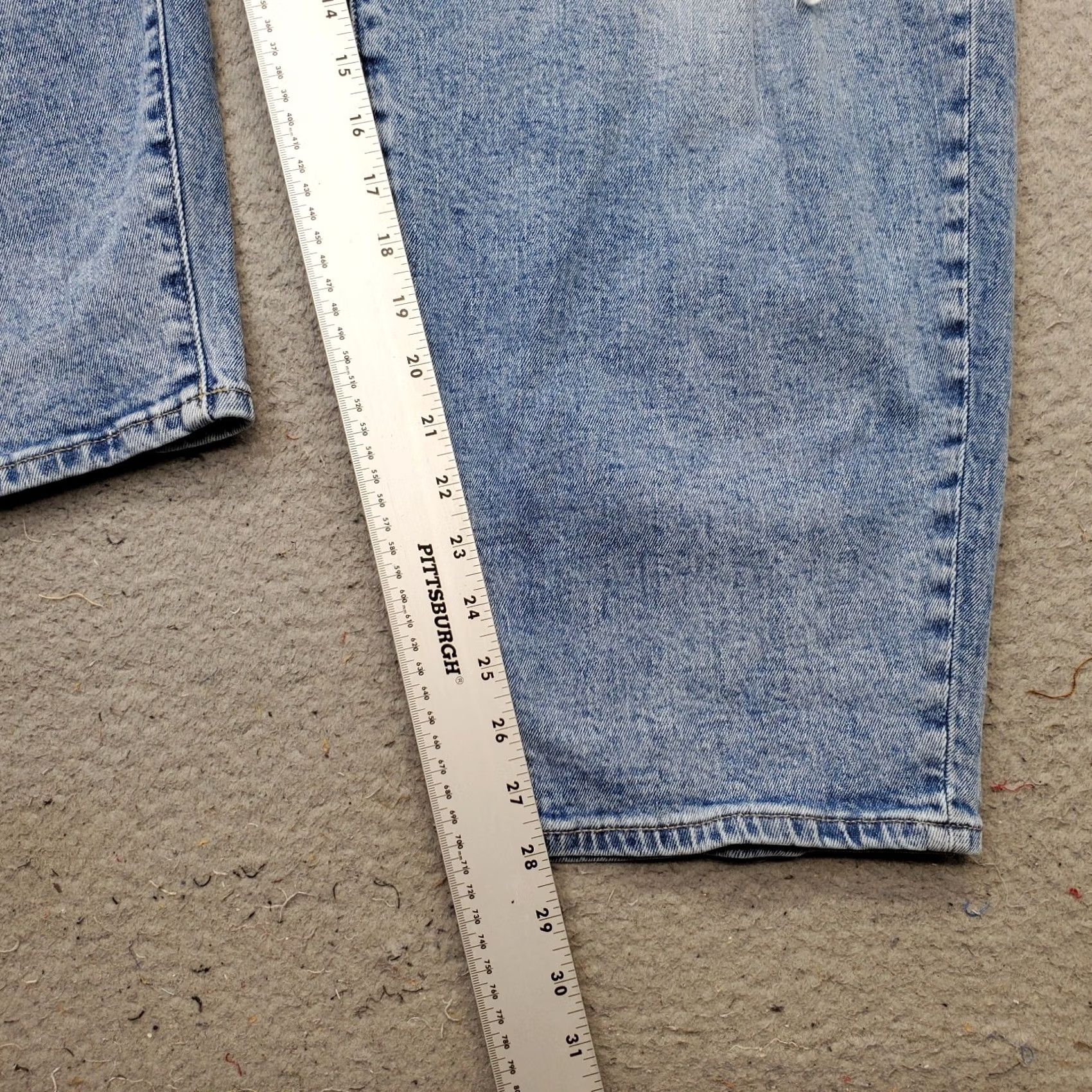 Old Navy Old Navy Jeans Women 26 Blue Denim High Rise Straight 5-Pocket Pockets Vintage: No CSS: N/A Size 26" / US 2 / IT 38 - 4 Thumbnail