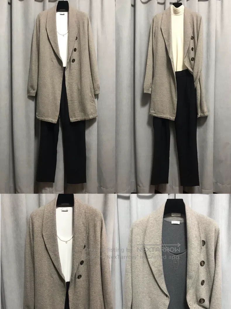 Brunello Cucinelli Brunello Cucinelli Pure cashmere mid-length coat Size S / US 4 / IT 40 - 9 Thumbnail