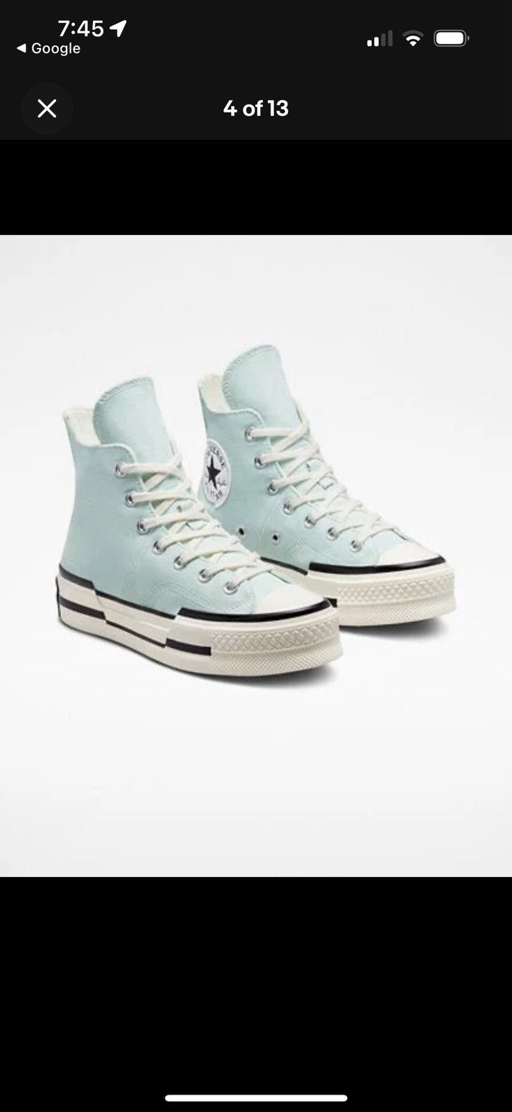 Converse Converse Chuck 70 Plus High Top Sneakers Size US 5 / IT 35 - 11 Thumbnail