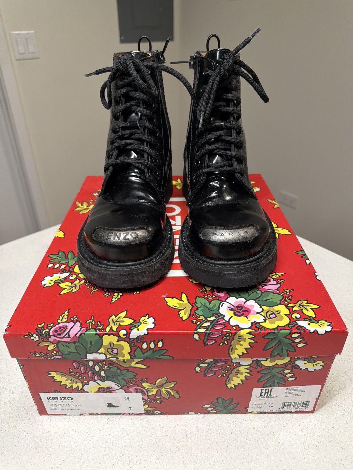 Kenzo KenzoSmile Lace-Up Boot Size 40 Size US 7 / EU 40 - 6 Thumbnail