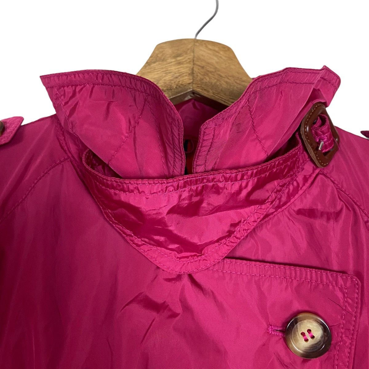 Moncler Vintage Moncler Double Breasted Belted Windbreaker Light Size S / US 4 / IT 40 - 4 Thumbnail