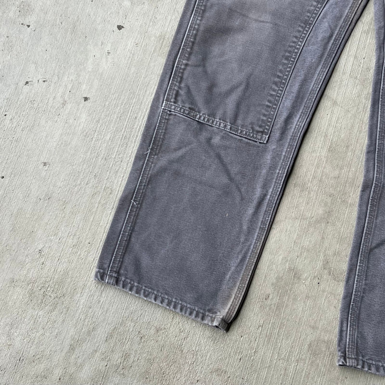 Carhartt × Vintage Carhartt faded gray double knee work wear carpenter pants Size US 31 - 9 Thumbnail