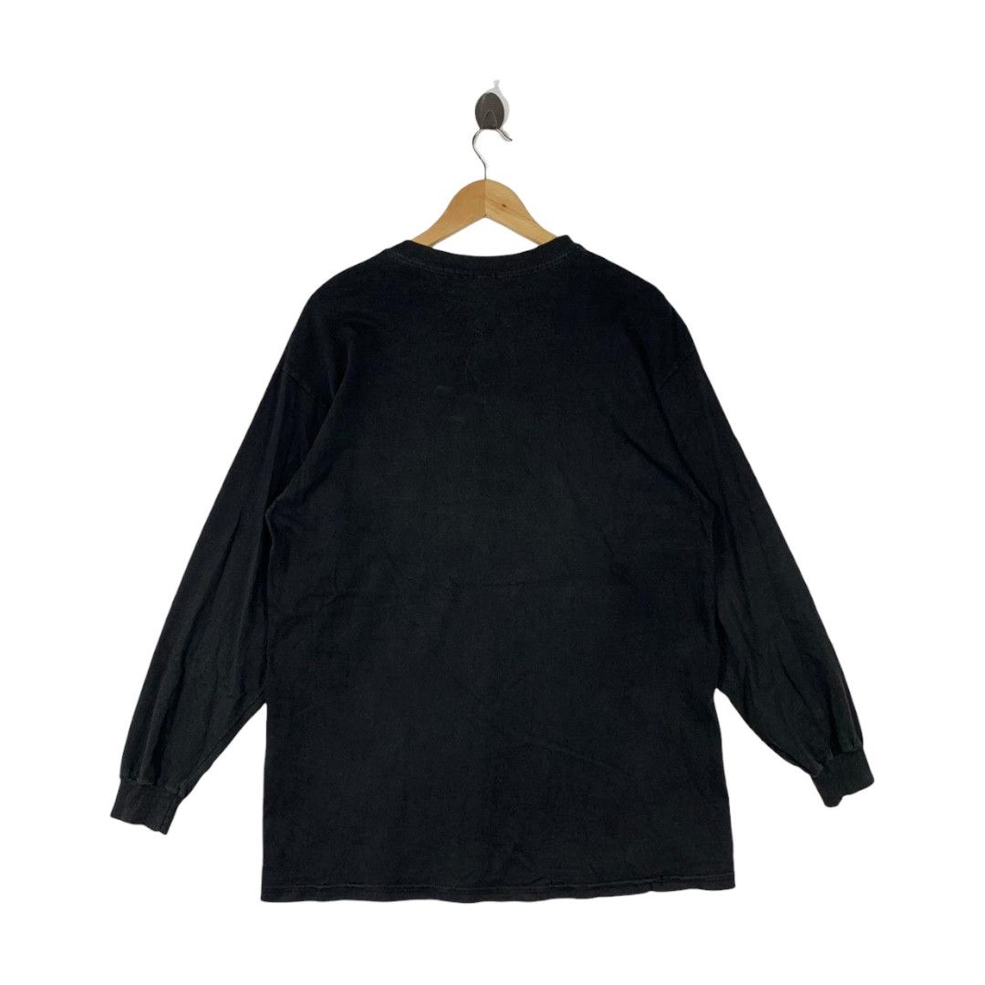 Hanes Vintage FORTIES skateboard centre Spellout long sleeve tee Size US L / EU 52-54 / 3 - 4 Thumbnail