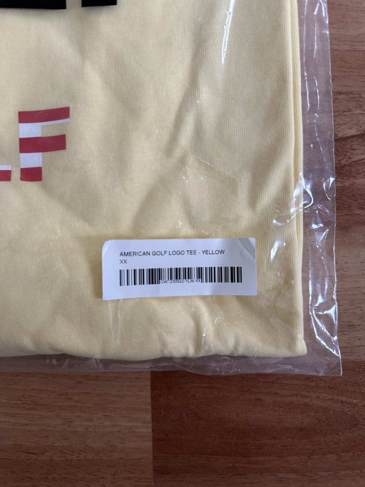 Golf Wang Golf American Logo Tee (Yellow) Size US XXL / EU 58 / 5 - 3 Thumbnail