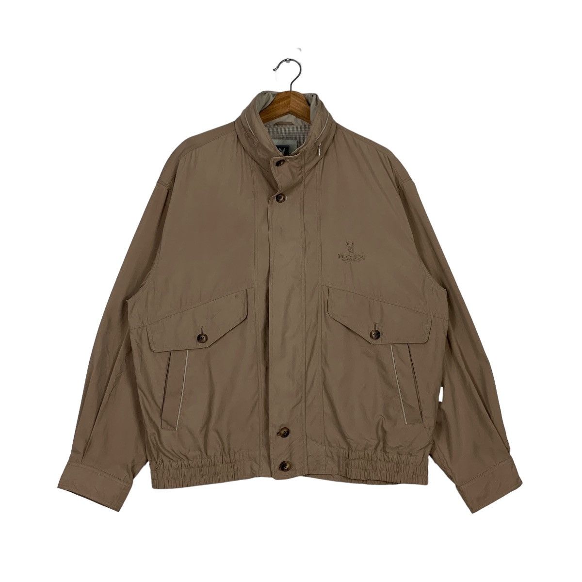 Playboy PLAYBOY SPORT Embroidery Small Logo Casual Jacket #0267-C12 Size US L / EU 52-54 / 3 - 1 Thumbnail