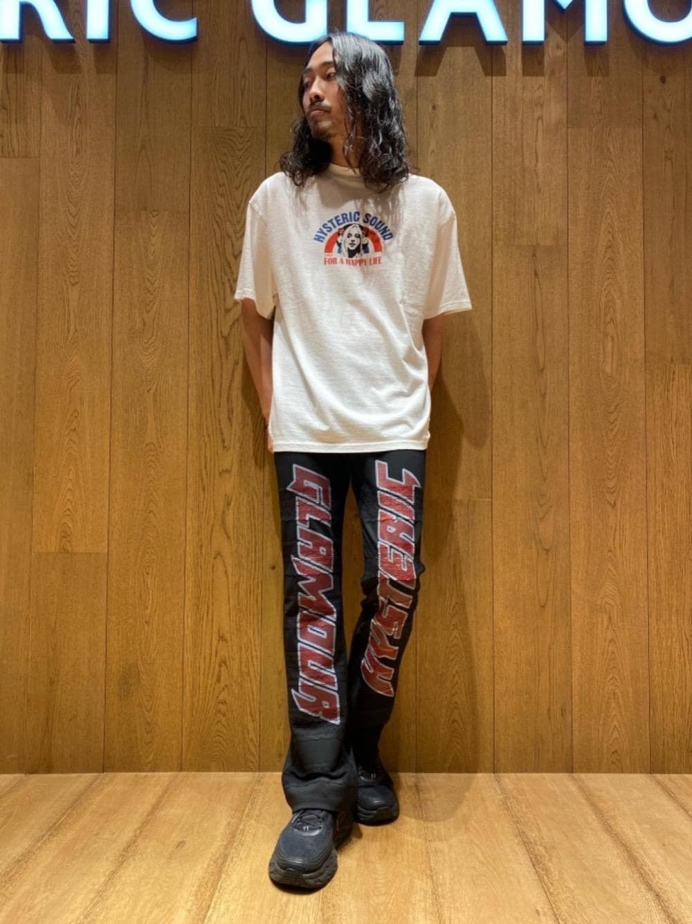 Hysteric Glamour Hysteric Glamour - Logo Print Boot Cut Sweatpants Size US 28 / EU 44 - 8 Thumbnail