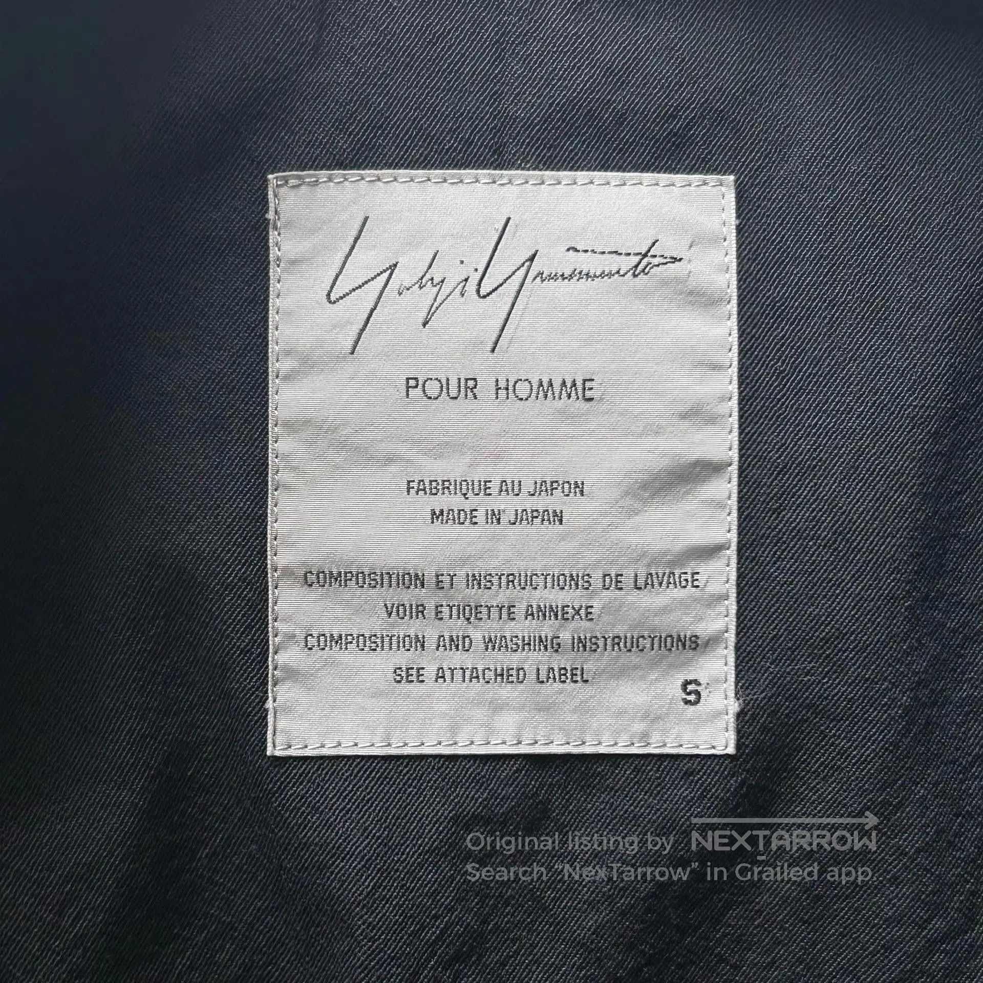 Yohji Yamamoto Black Embroidered Blazer with Cut. Size US S / EU 44-46 / 1 - 5 Thumbnail