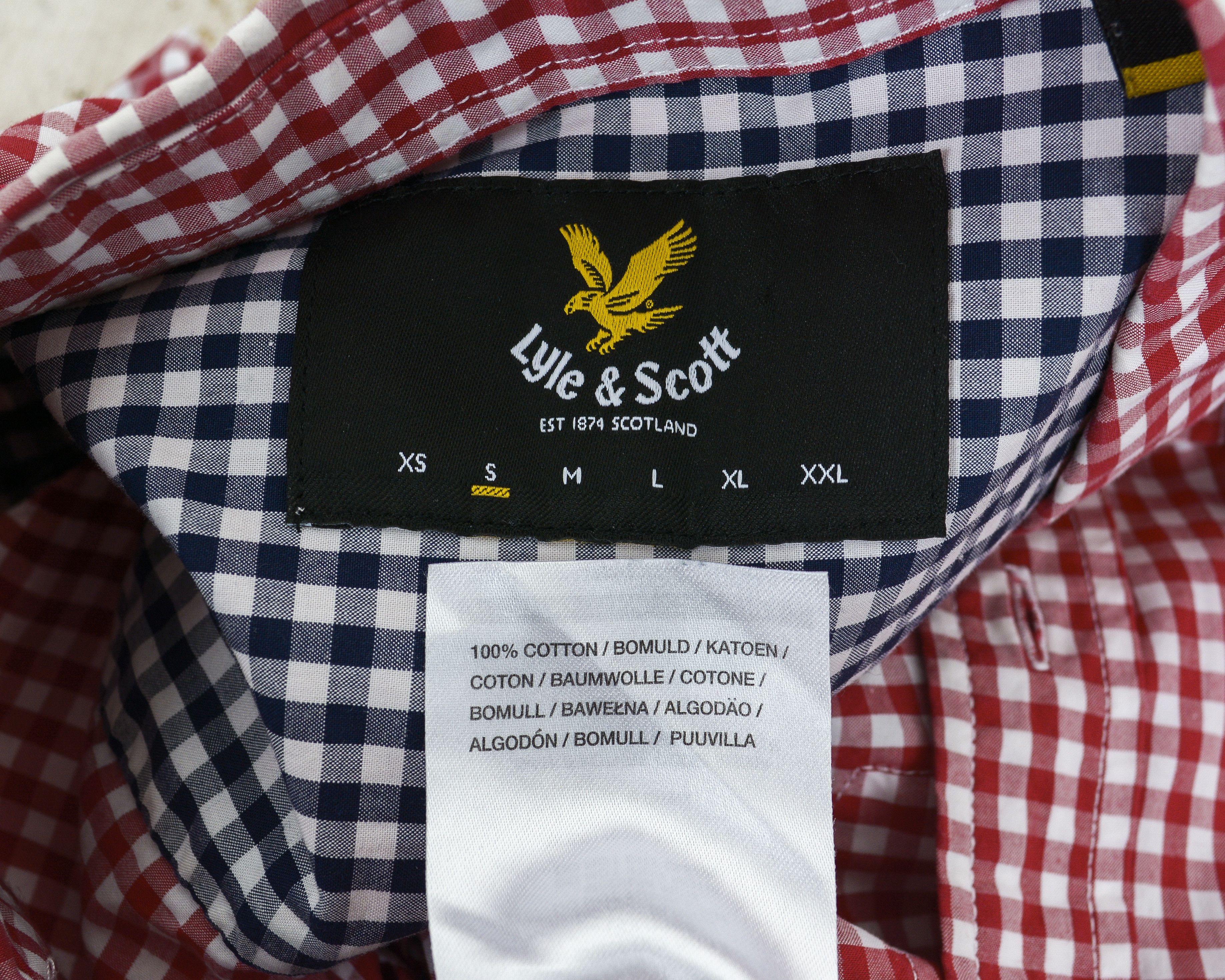 Lyle & Scott Casual Shirt Check Plaid Tartan Long Sleeved Top Formal Size US S / EU 44-46 / 1 - 6 Thumbnail