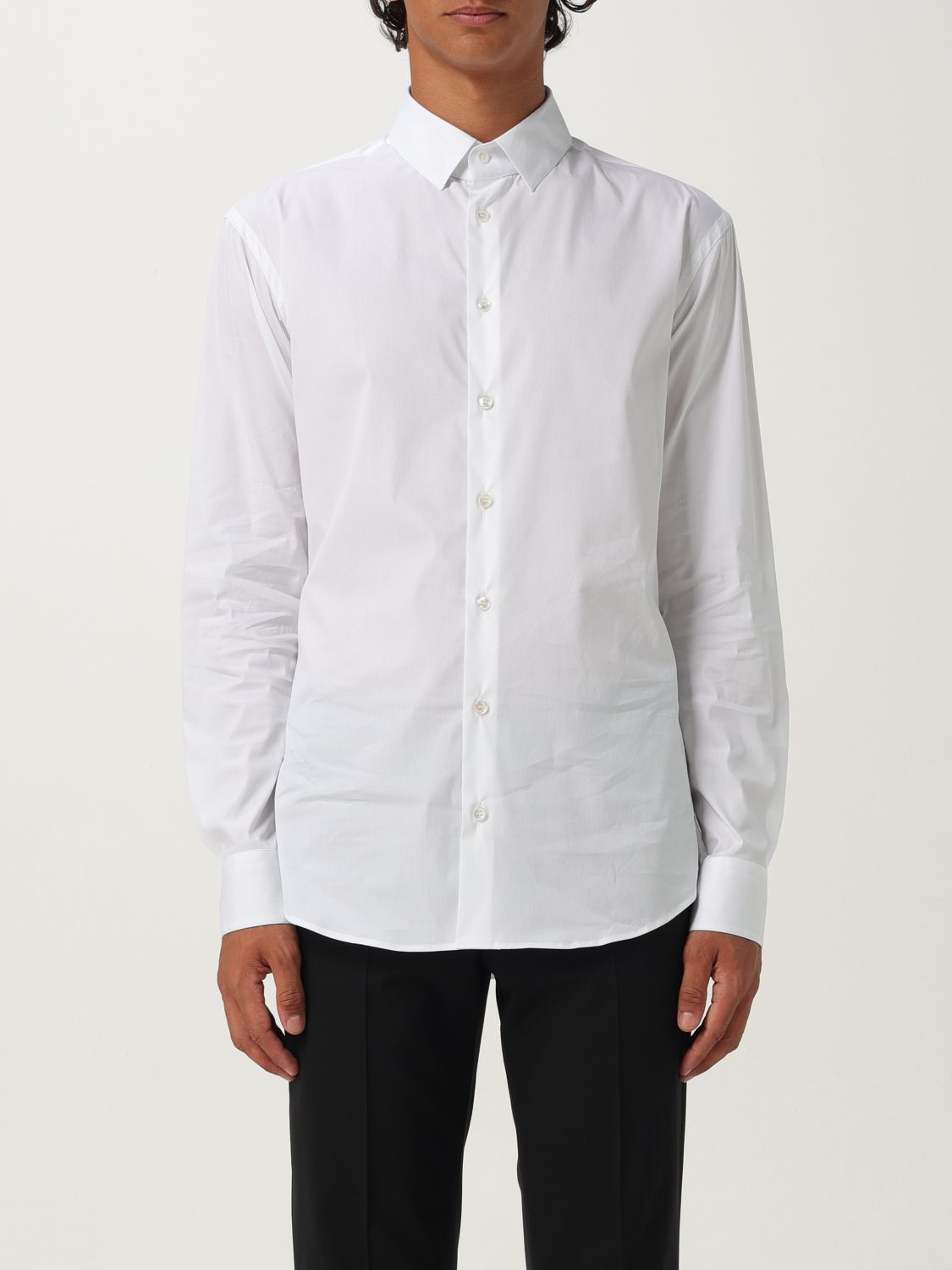 Giorgio Armani Giorgio Armani Shirt Men White Size US M / EU 48-50 / 2 - 1 Thumbnail