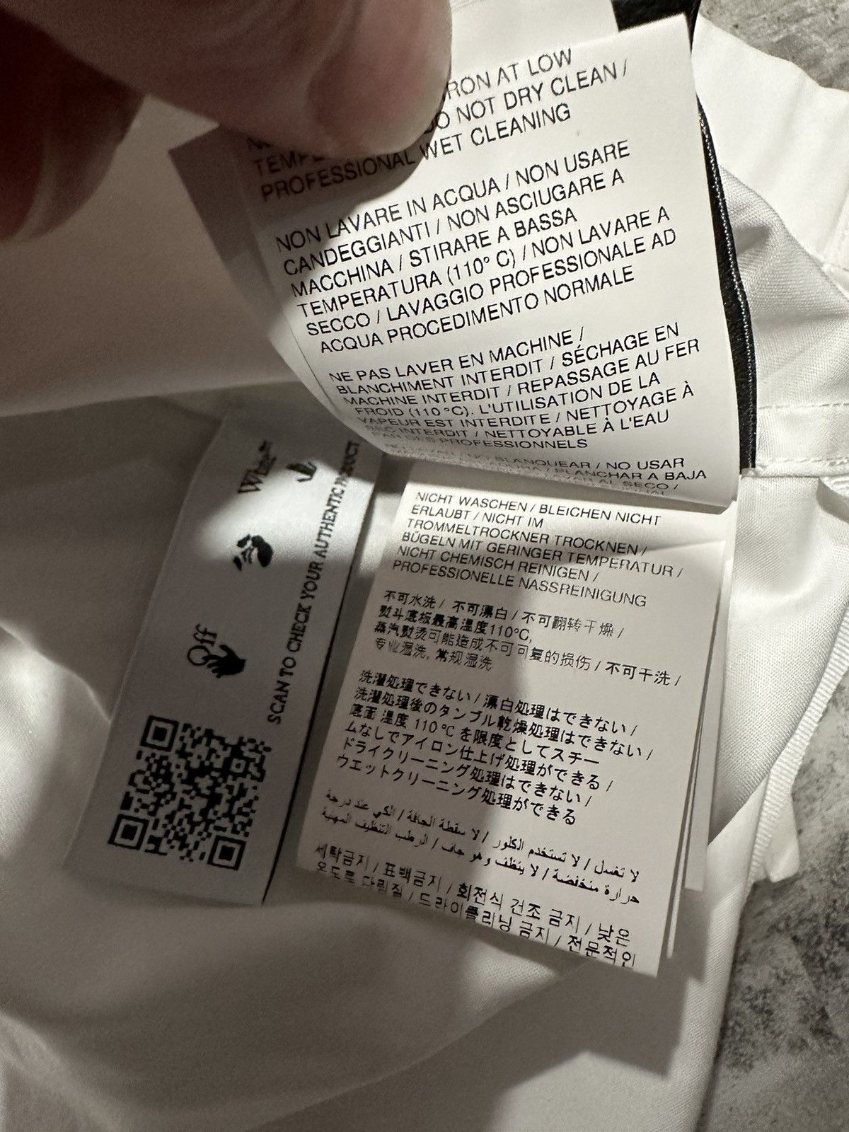 Off-White OFF-WHITE DIAGONAL POCKET VACATION SHIRT Size US M / EU 48-50 / 2 - 5 Thumbnail