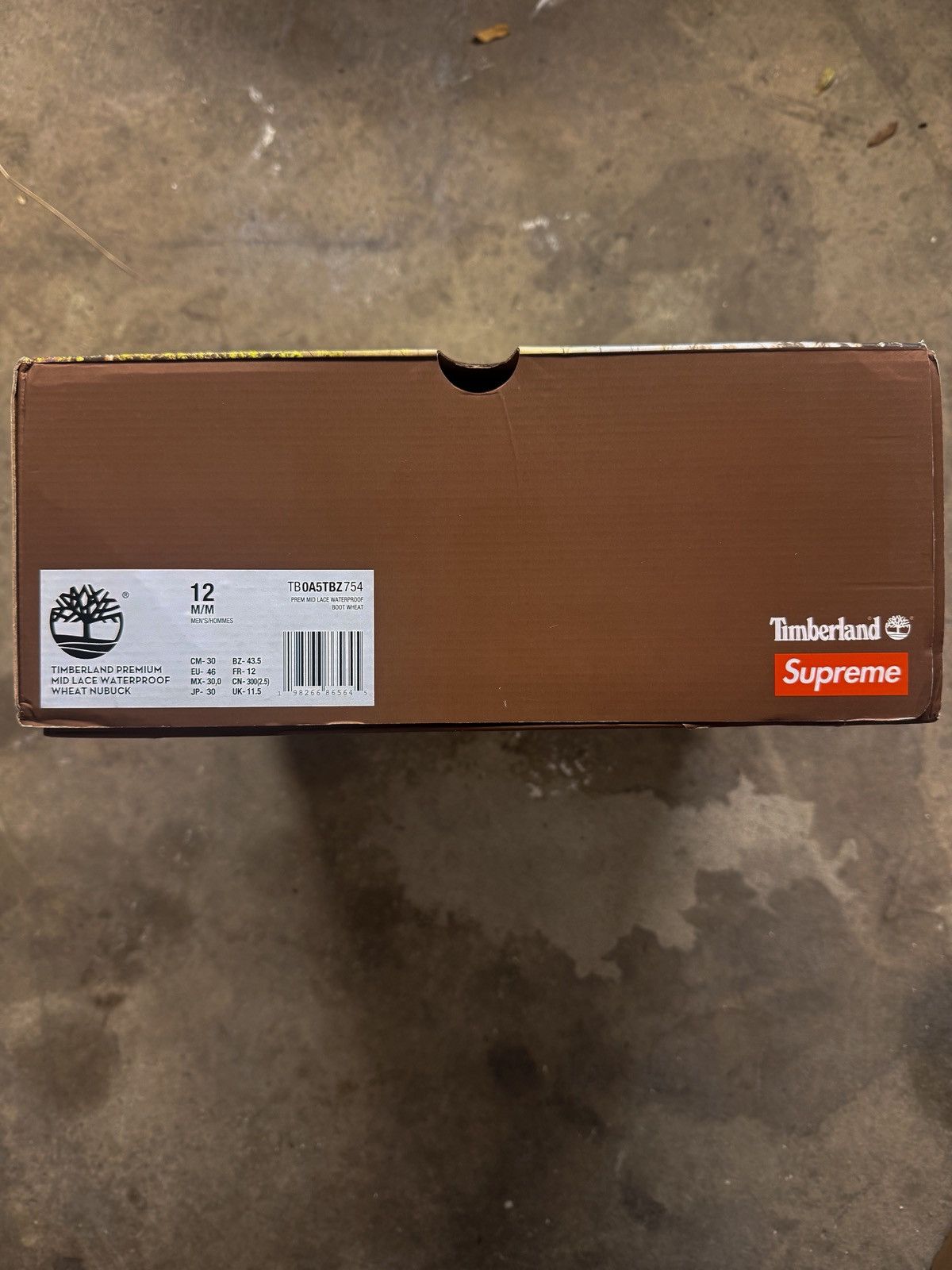 Supreme × Timberland Supreme Timberland Patchwork ‘Wheat’ Size US 12 / EU 45 - 8 Thumbnail