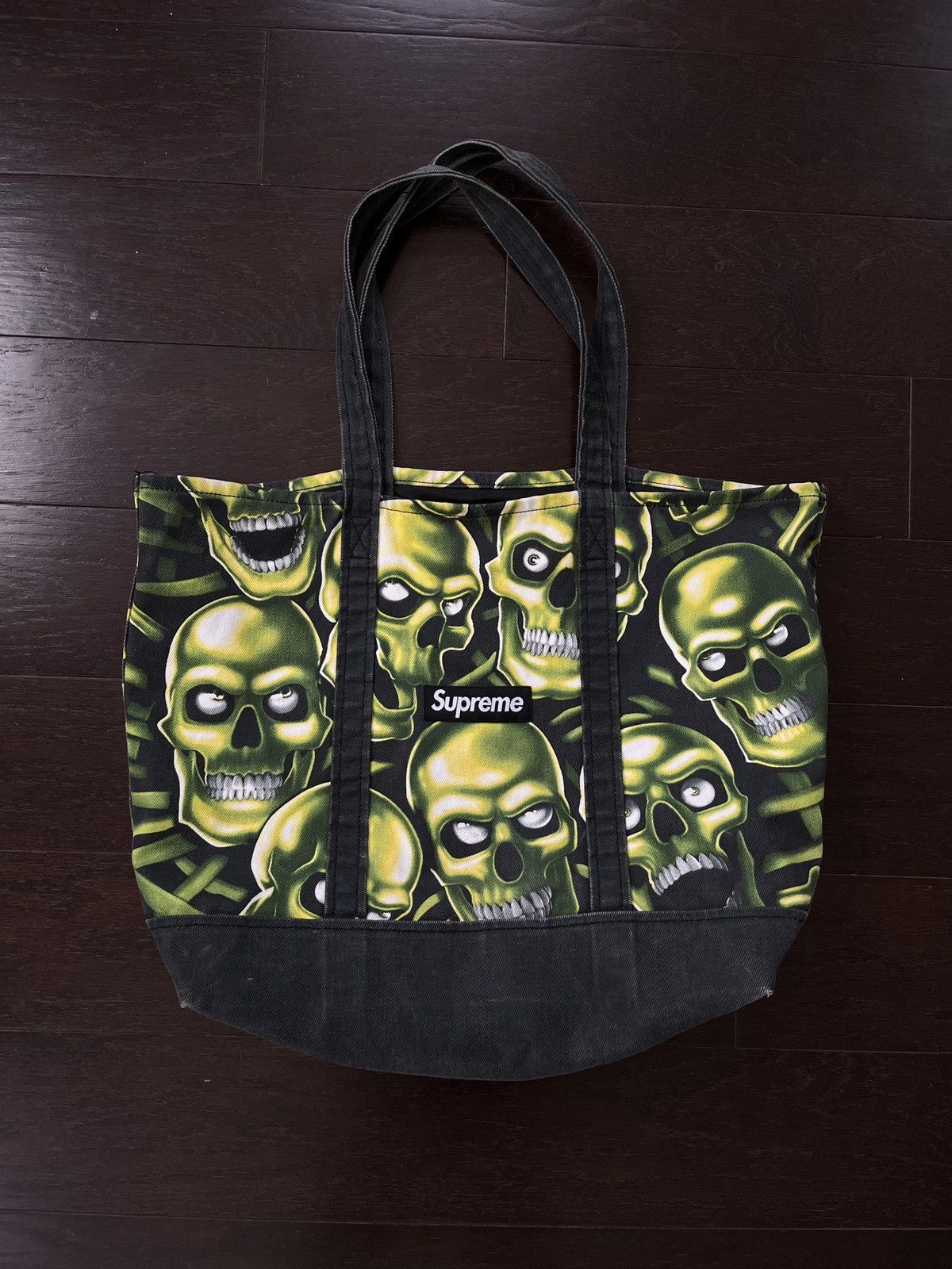バッグ Supreme Skull Pile Tote Bag 18ss バッグ Supreme Skull Pile