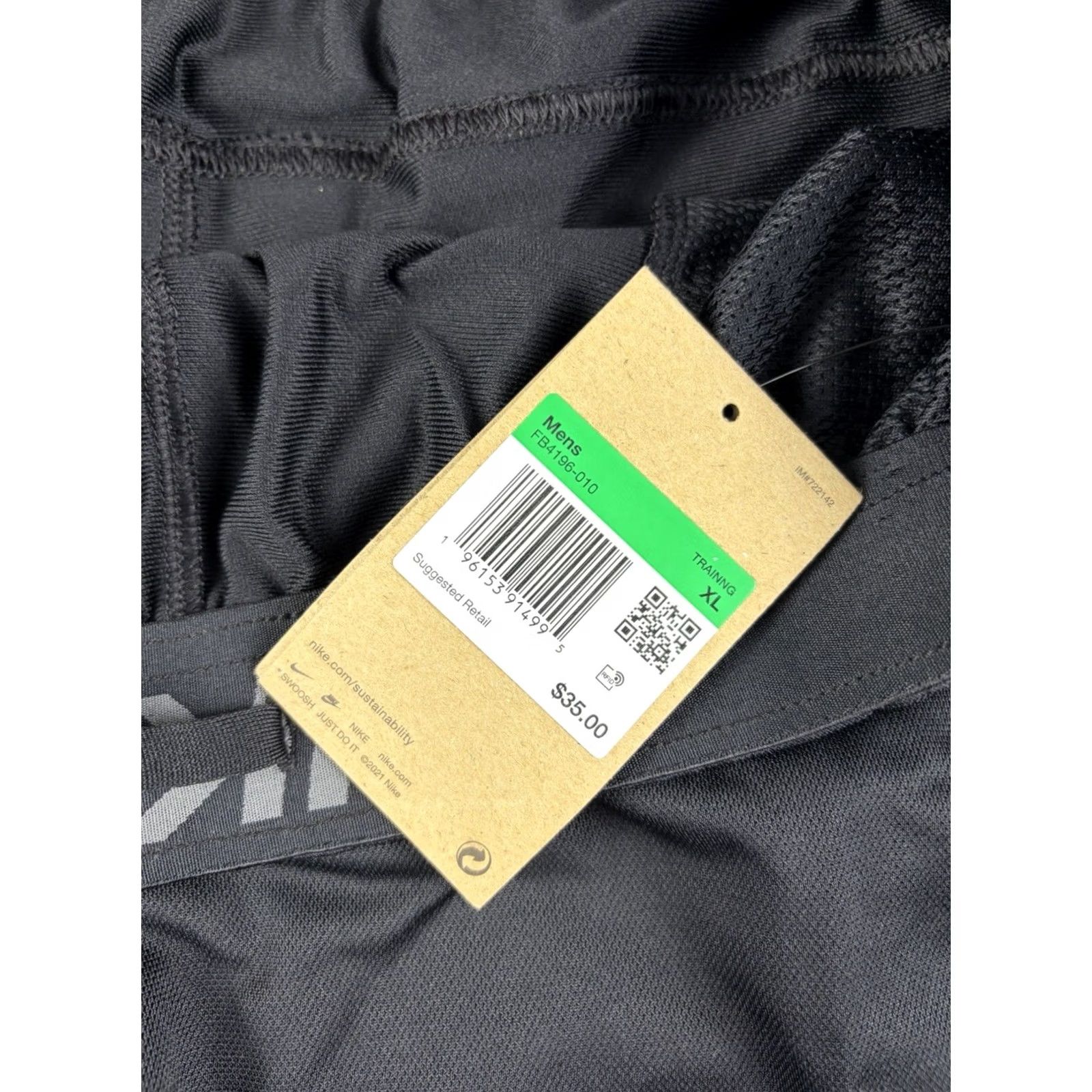 Nike Nike Shorts Men’s XL Black Training Gym Performance Swoosh NEW Size US 36 / EU 52 - 4 Thumbnail