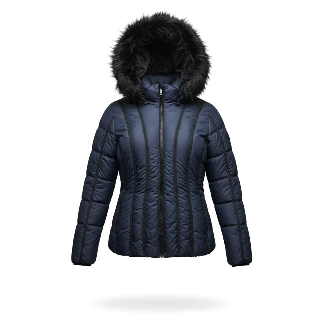 Zac Posen Zac Posen Navy Down Quilted Puffer Jacket with Faux Fur Hood Size XL Women Jacket XL Navy Down Quilted Puffer Fur Trim Zip Front Casual Winter Size XL / US 12-14 / IT 48-50 - 2 Thumbnail