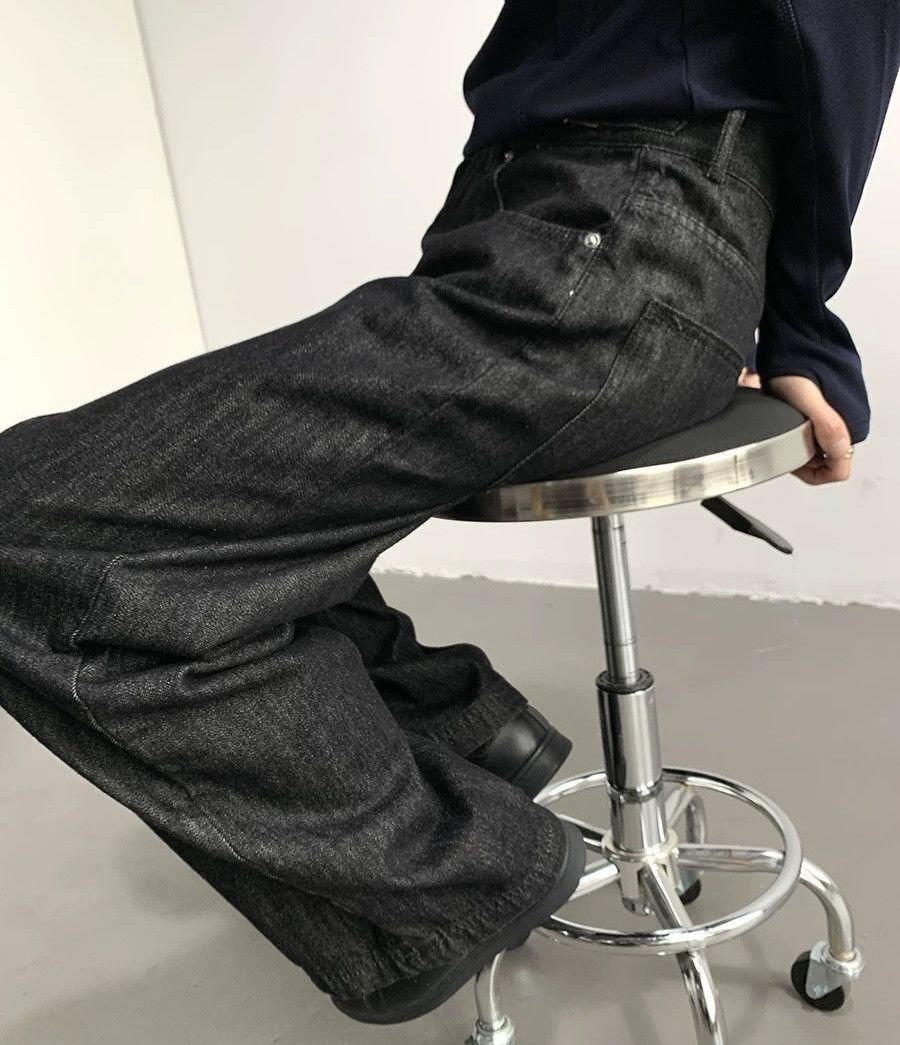 Japanese Brand × Vintage Cleanfit retro buckle loose fit jeans pants Size US 34 / EU 50 - 6 Thumbnail