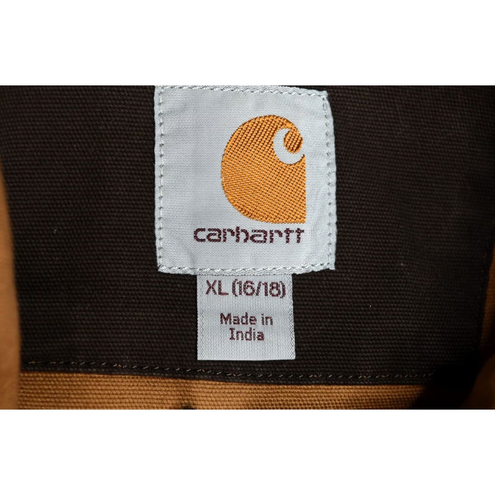 Carhartt Carhartt Rugged Flex Hooded Coat Brown Button-Up Long Sleeve Canvas XL Womens Regular Coat Size XL / US 12-14 / IT 48-50 - 7 Thumbnail
