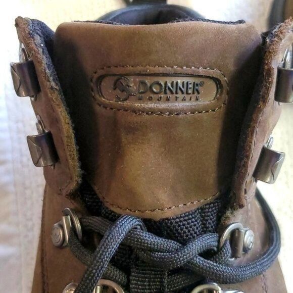 Vintage Donner Mountain Dillon Sz. 12 Brown Leather Hiking Boot Size US 12 / EU 45 - 3 Thumbnail