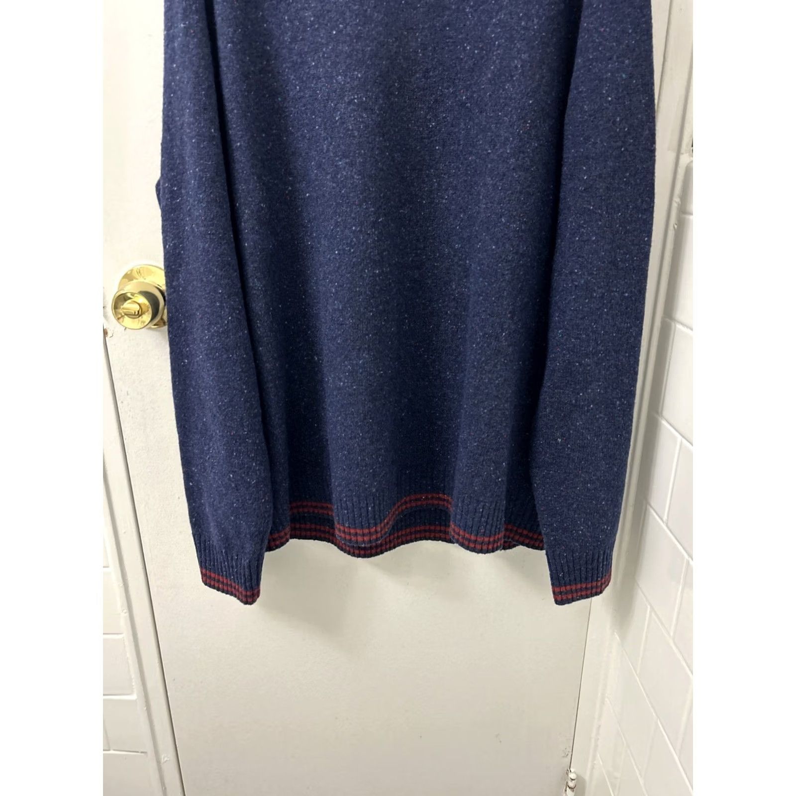 Brooks Brothers Brooks Brothers Sweater Mens XL Blue Lambswool Crewneck Pullover L/S Size US XL / EU 56 / 4 - 3 Thumbnail