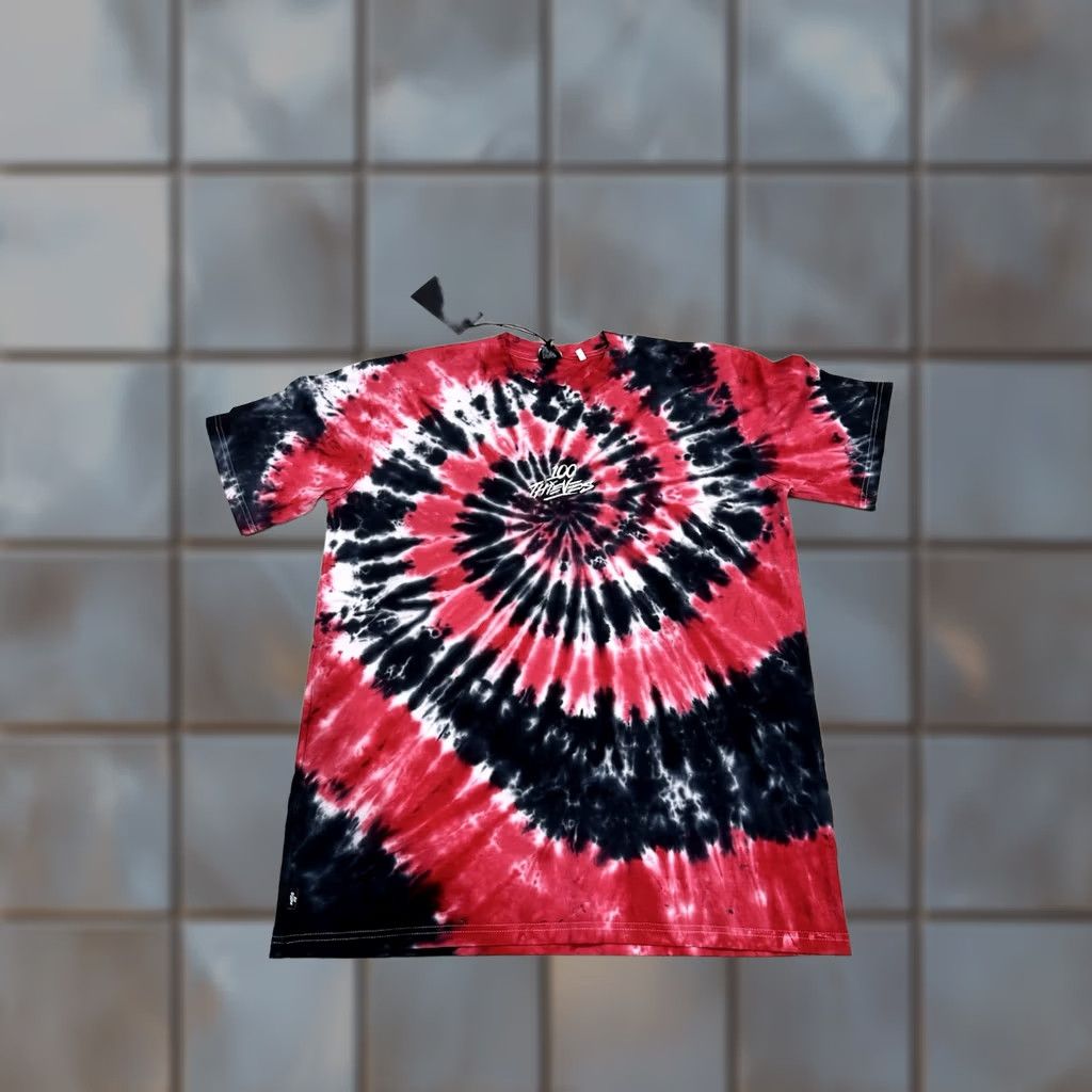 100 Thieves NWT 100 Thieves Jam Red/Black Men’s T-Shirt XL Crew Neck Short Sleeve Cotton Logo Multicolor 100 Thieves Jam Theme Size US XL / EU 56 / 4 - 1 Thumbnail