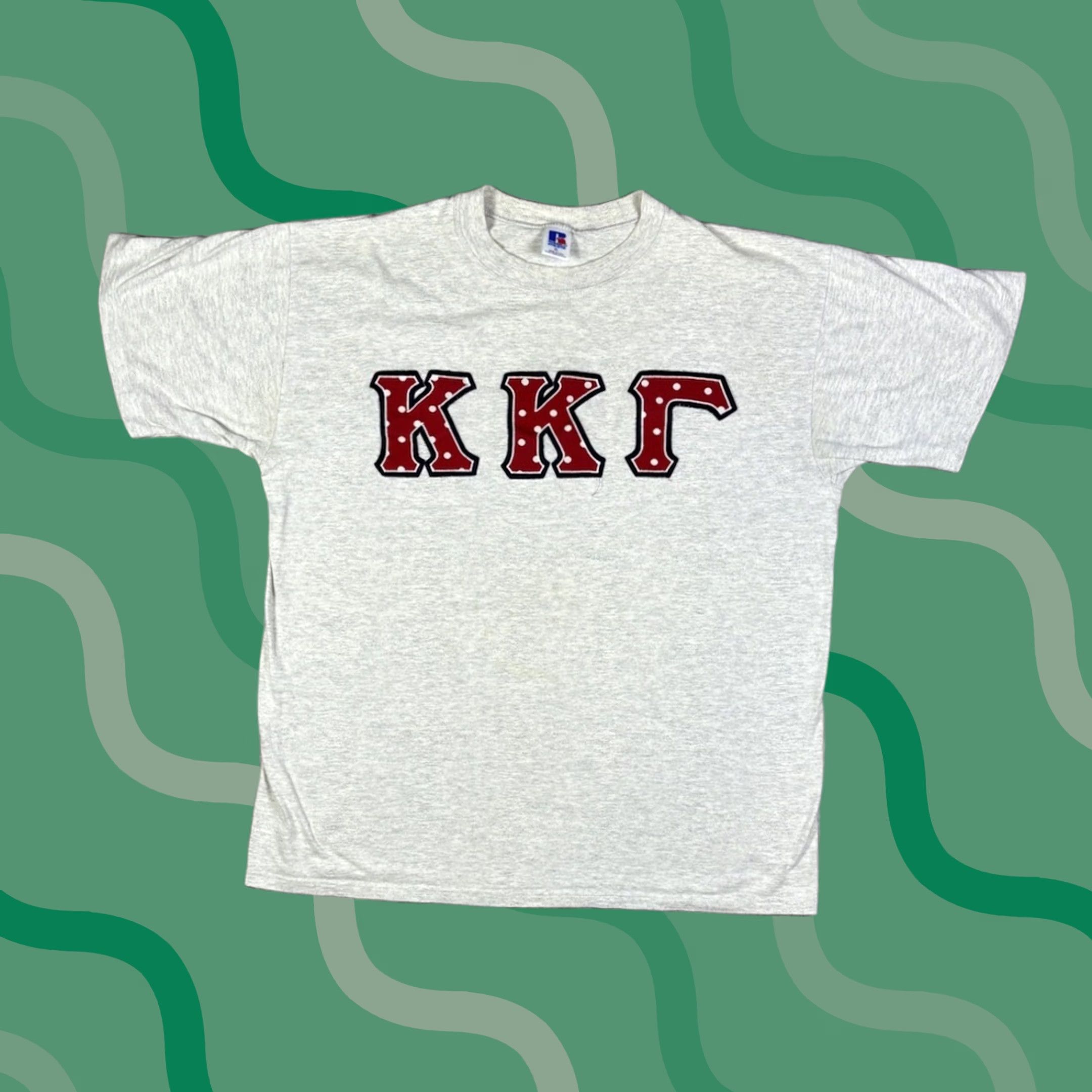 Russell Athletic VINTAGE Russell Athletic Frat T-Shirt XL Men Gray 80s 90s USA Crew Neck Short Sleeve Cotton Regular Size US XL / EU 56 / 4 - 1 Thumbnail