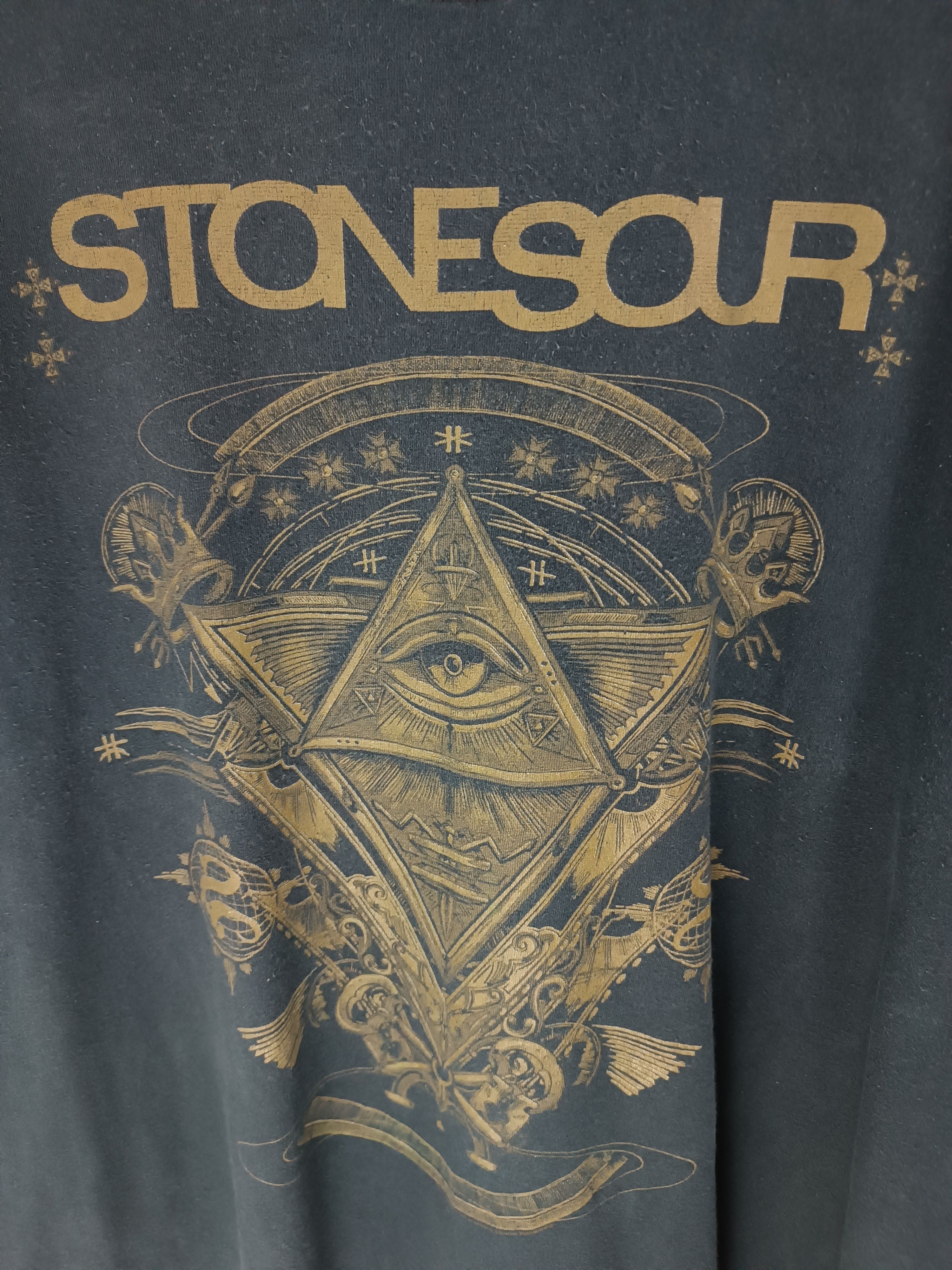 Band Tees VINTAGE 2000s STONE SOUR TEE slipknot disturbed flyleaf Size US XL / EU 56 / 4 - 11 Thumbnail