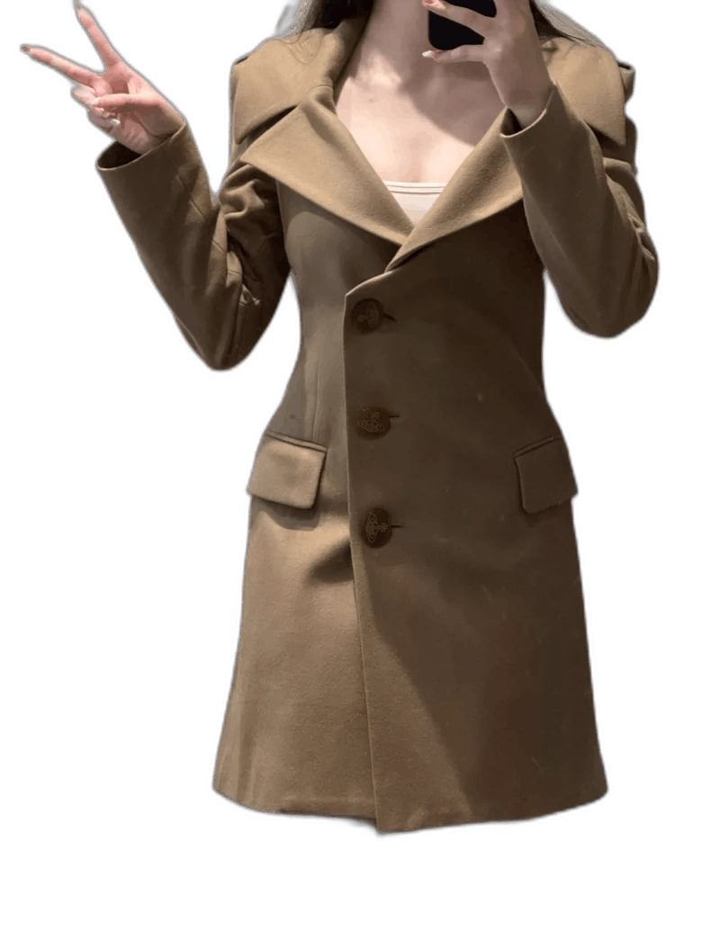 Vivienne Westwood Vivienne Westwood Camel Coat - dmc Size M / US 6-8 / IT 42-44 - 1 Thumbnail