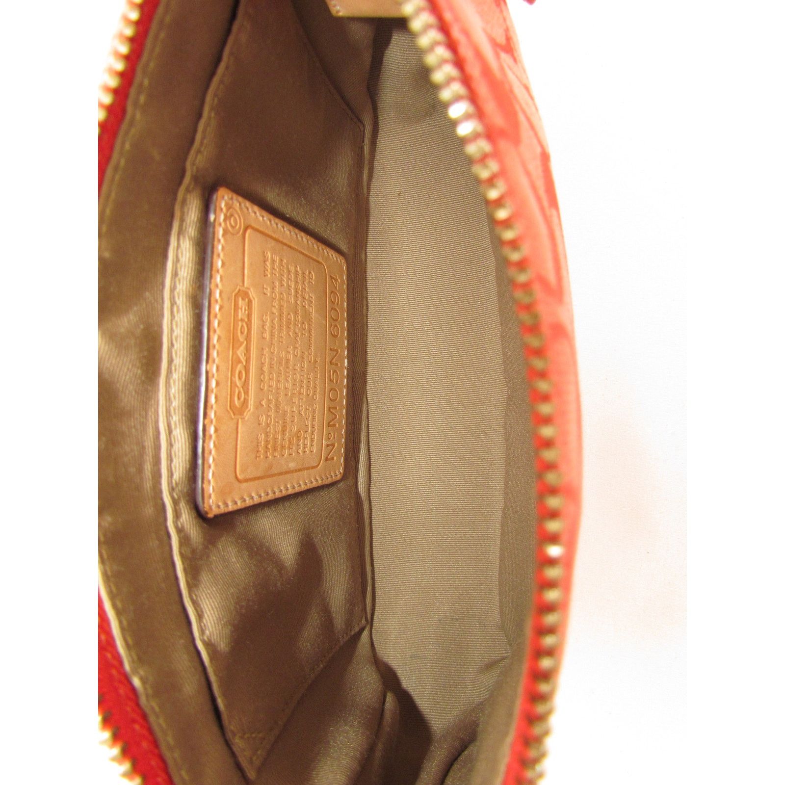 Coach Coach Y2K Vintage Signature Red Demi Bag Size ONE SIZE - 7 Thumbnail