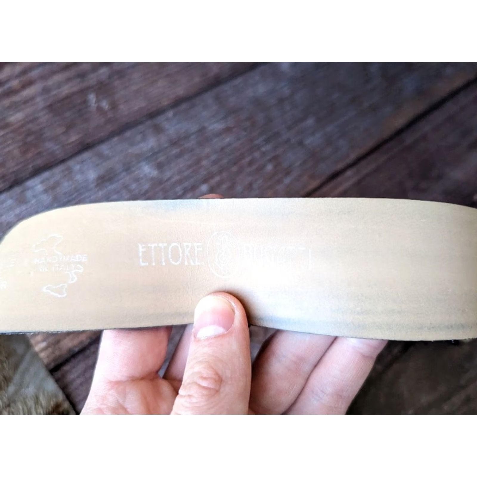 Vintage Vintage Ettore Bugatti Women's Leather Belt Size ONE SIZE - 3 Thumbnail