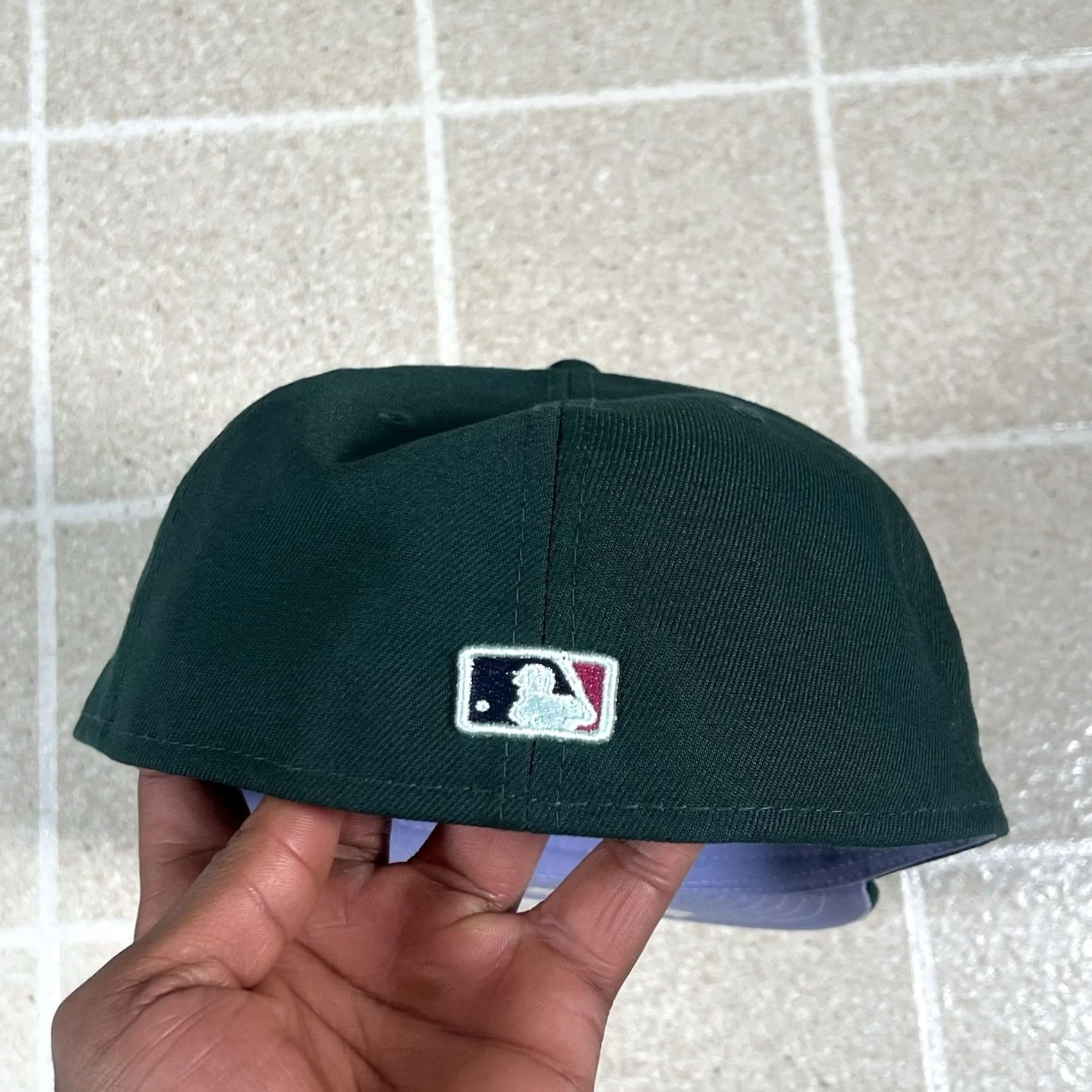 New Era NEW ERA Oakland Athletics Hat 59FIFTY Green Polarlights Size 7 7/8 Mens Baseball Cap Size ONE SIZE - 5 Thumbnail