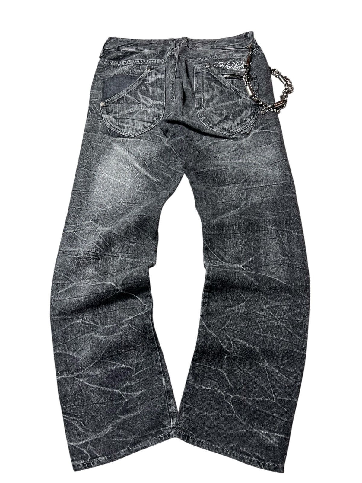 Japanese Brand Wild Life Studed Ifsixwasnine Style Clawn Mark Pants Size US 30 / EU 46 - 11 Thumbnail