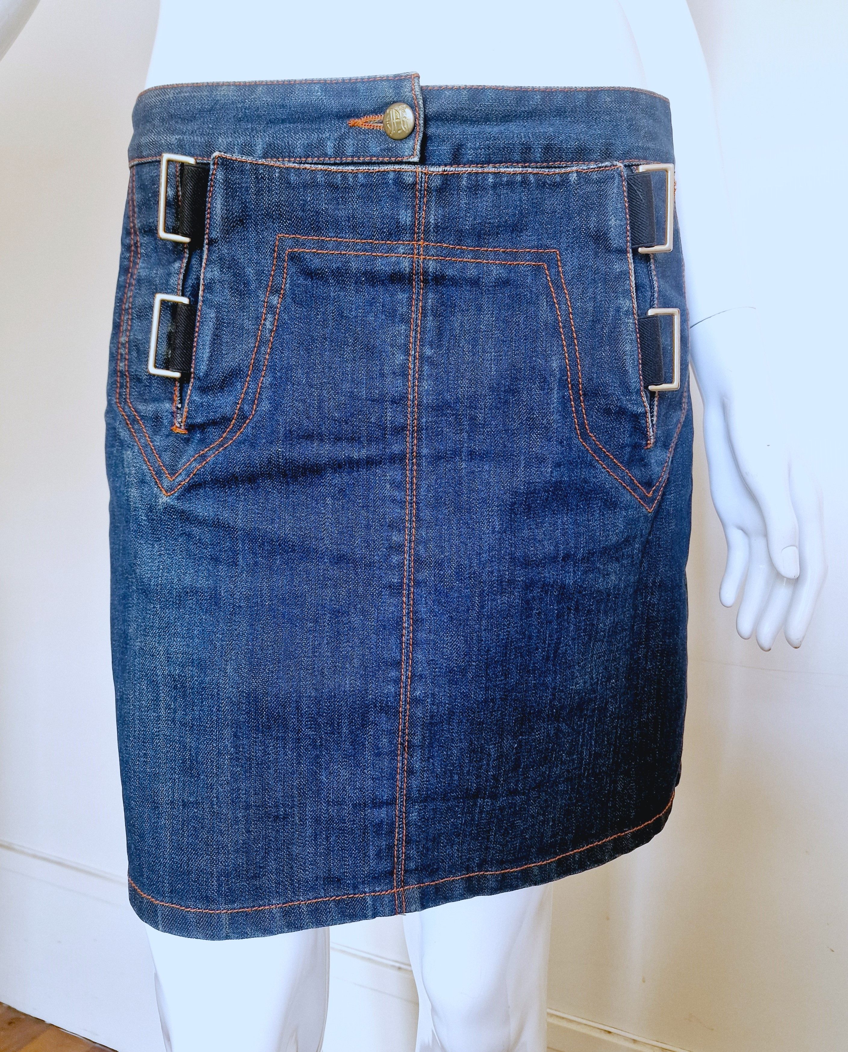 Jean Paul Gaultier Jean Paul Gaultier Open Front Cargo Corset Tactical Skirt Size 30" / US 8 / IT 44 - 4 Thumbnail