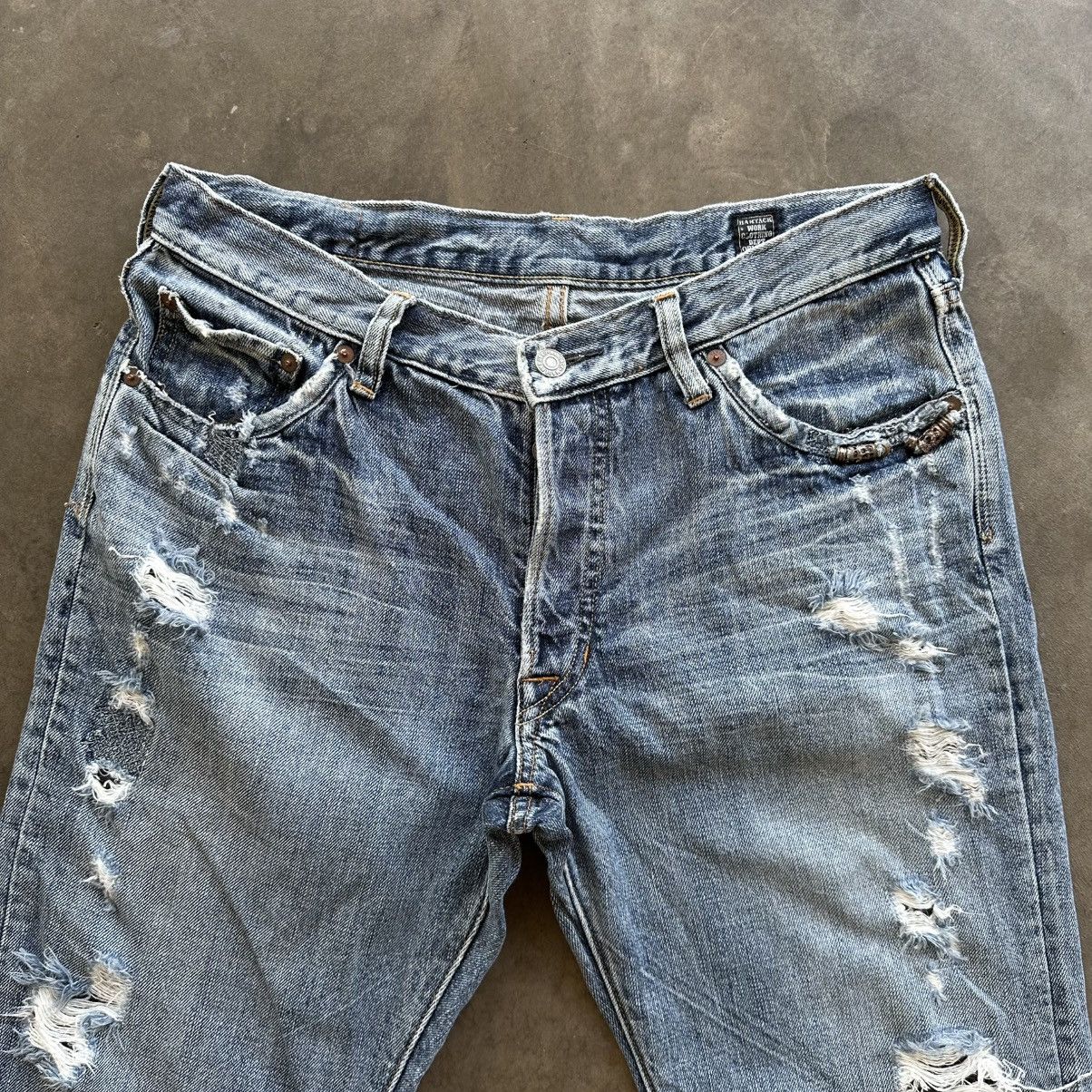 Japanese Brand Vintage Japanese Raw Faded Denim Jeans Made In Japan Size 31 Size US 31 - 3 Thumbnail