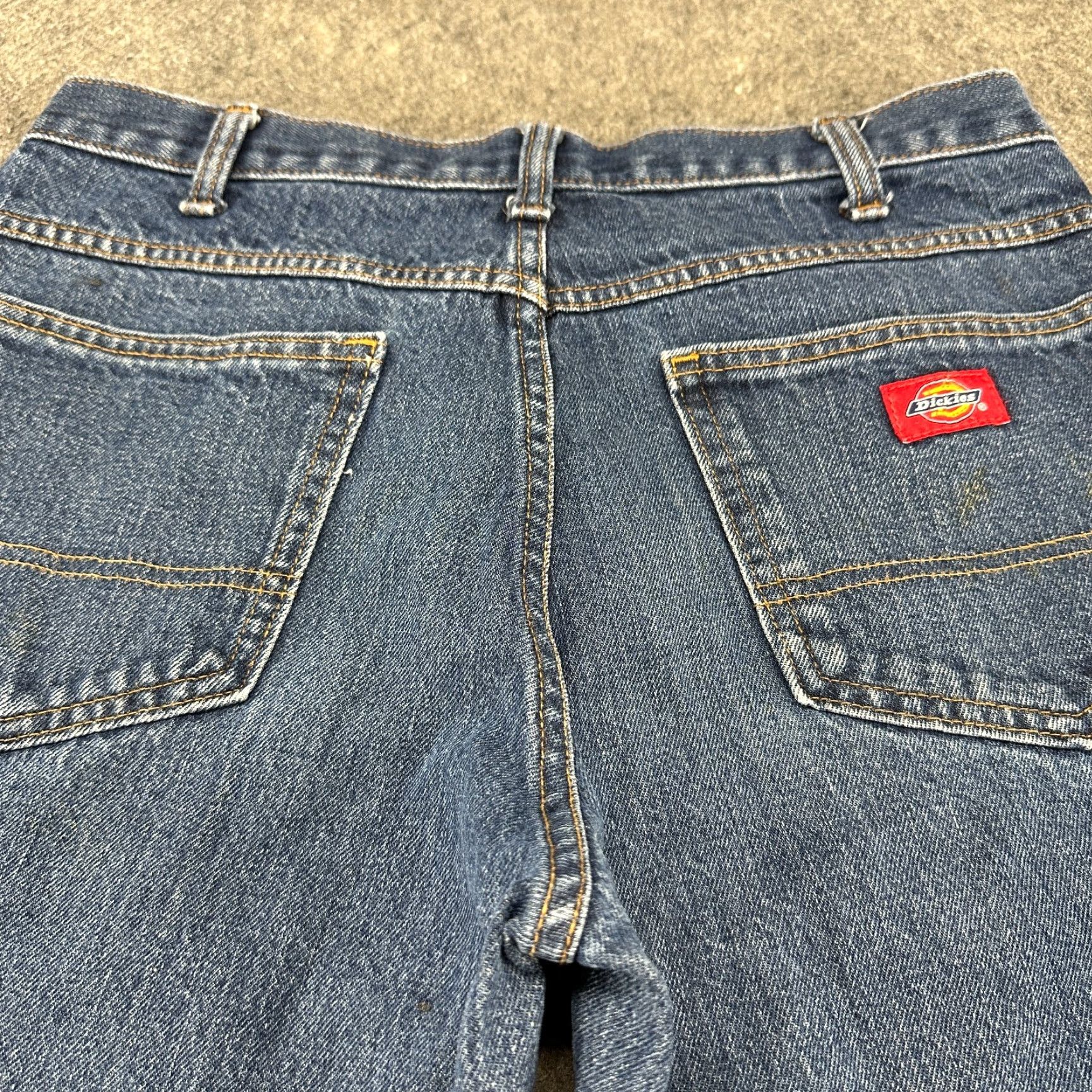 Dickies Dickies Jeans Men 32x32 Blue Straight Leg Regular Fit Cotton Medium Wash Denim Size US 32 / EU 48 - 7 Thumbnail